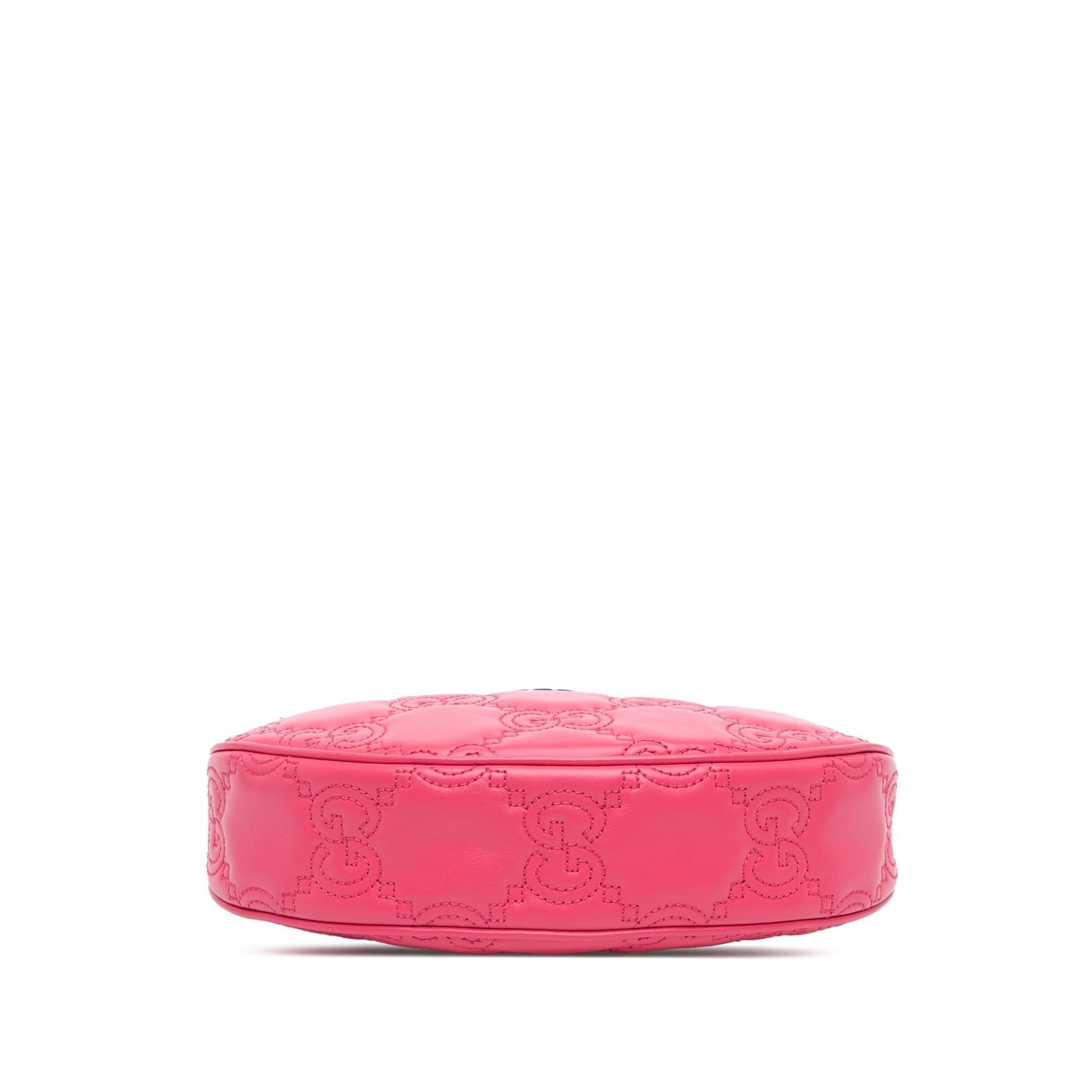 Gucci GG Marmont SHG-uFu1oN Matelasse Leather Calf Pink Satchel Bag