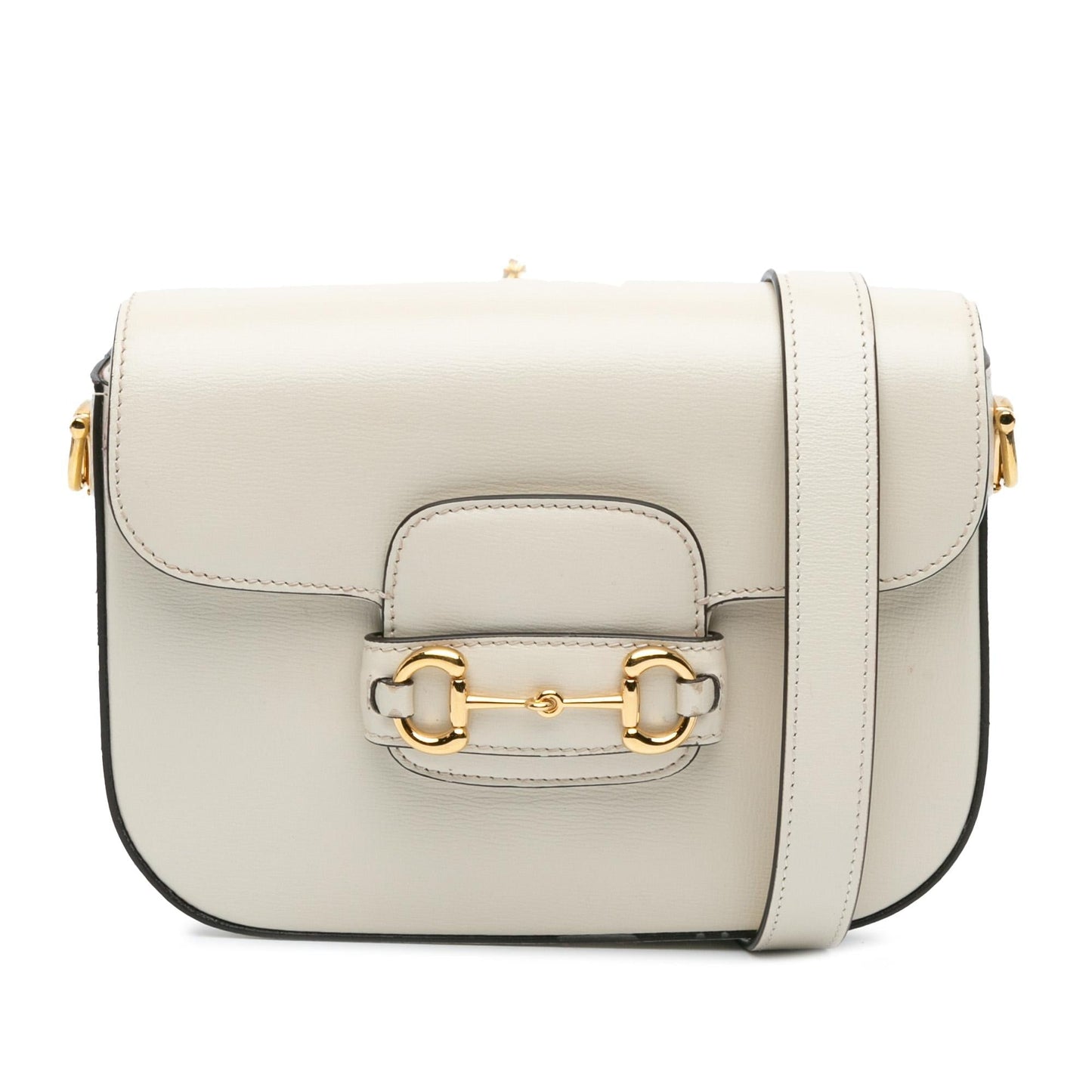 Gucci Horsebit SHG-iHK2bN Leather Calf White Mini Crossbody Bag