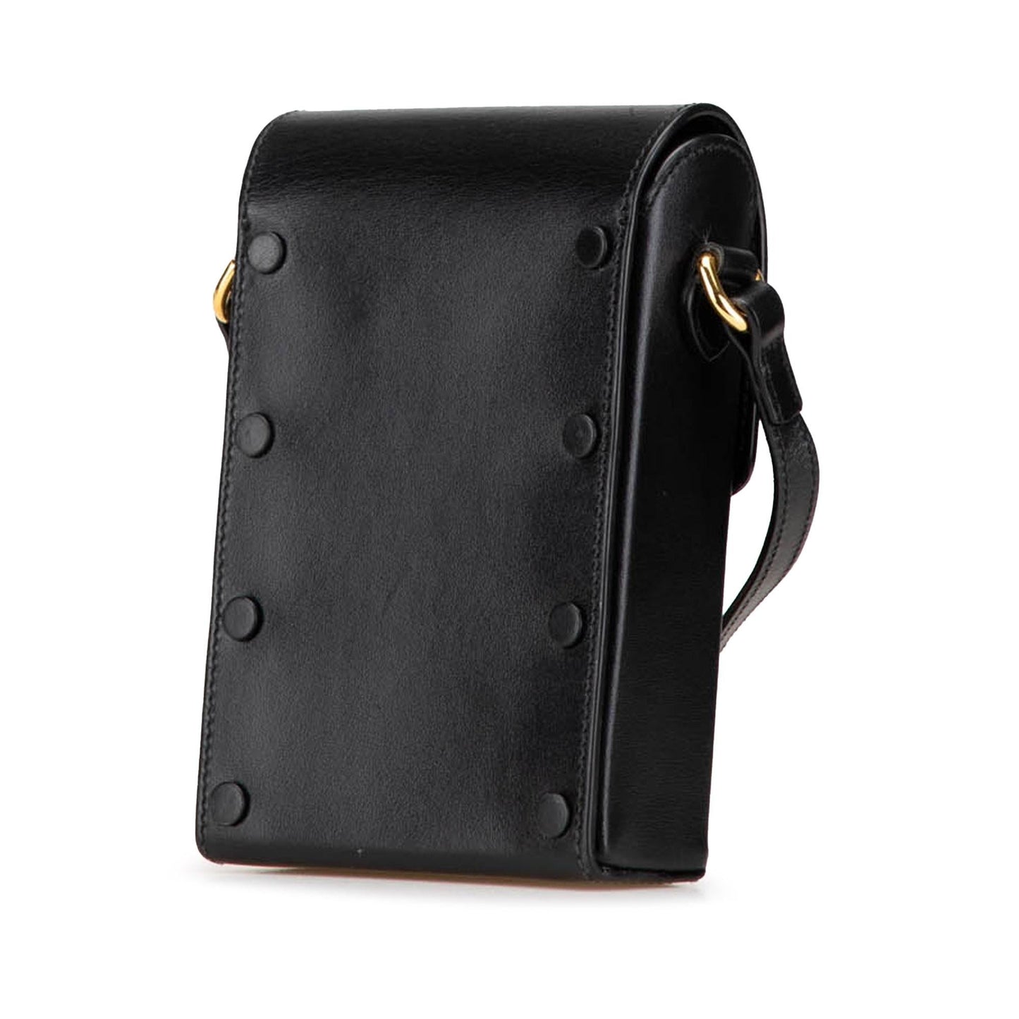 Gucci Horsebit Leather Calf Black Mini Crossbody Bag