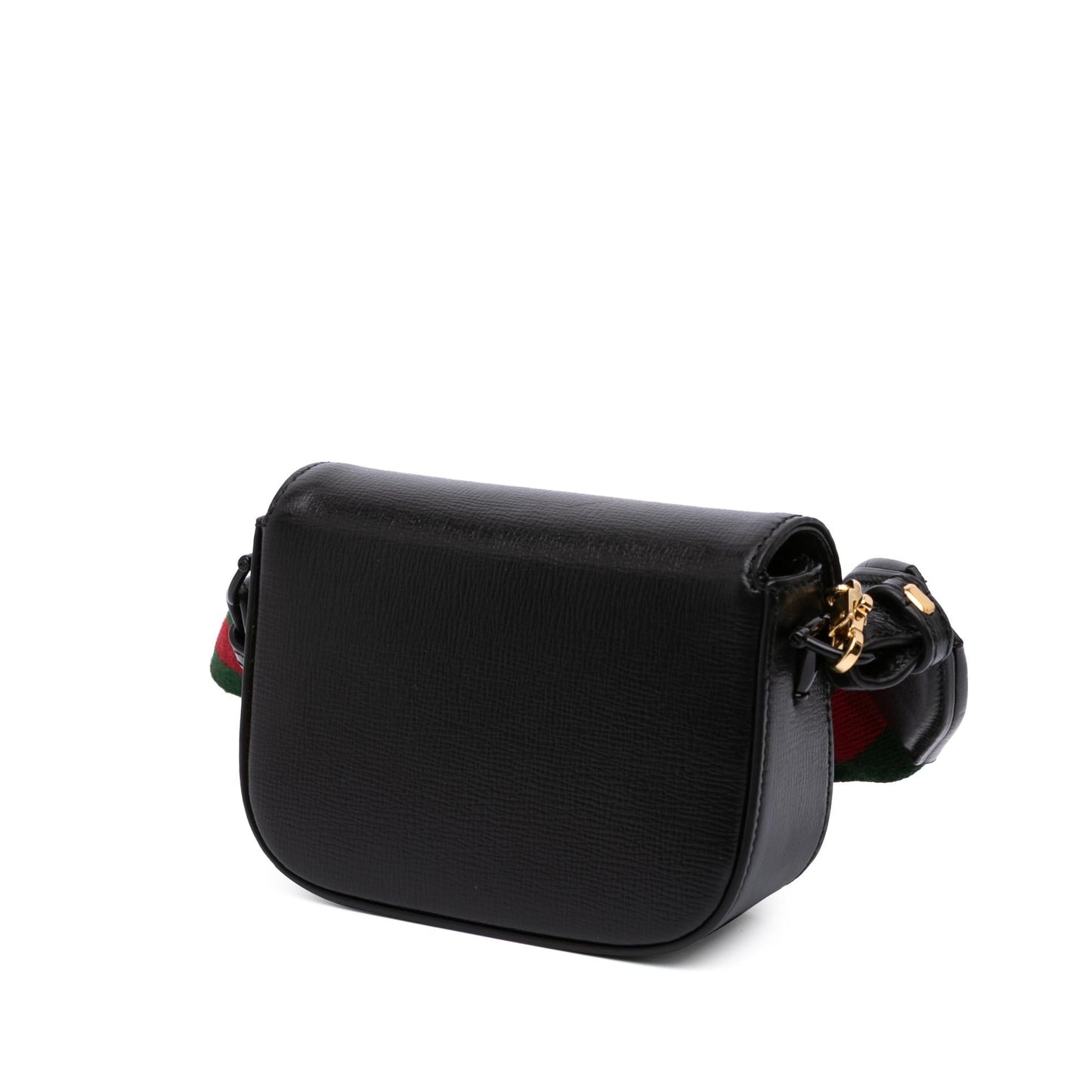 Gucci Horsebit Web Leather Calf Black Mini Satchel Bag Satchel 4