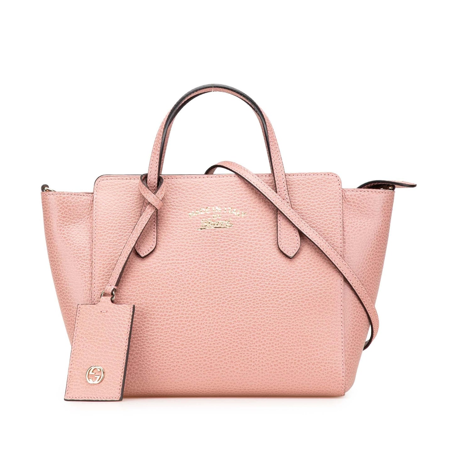 Gucci Swing Leather Calf Pink Mini Satchel Bag Satchel 10