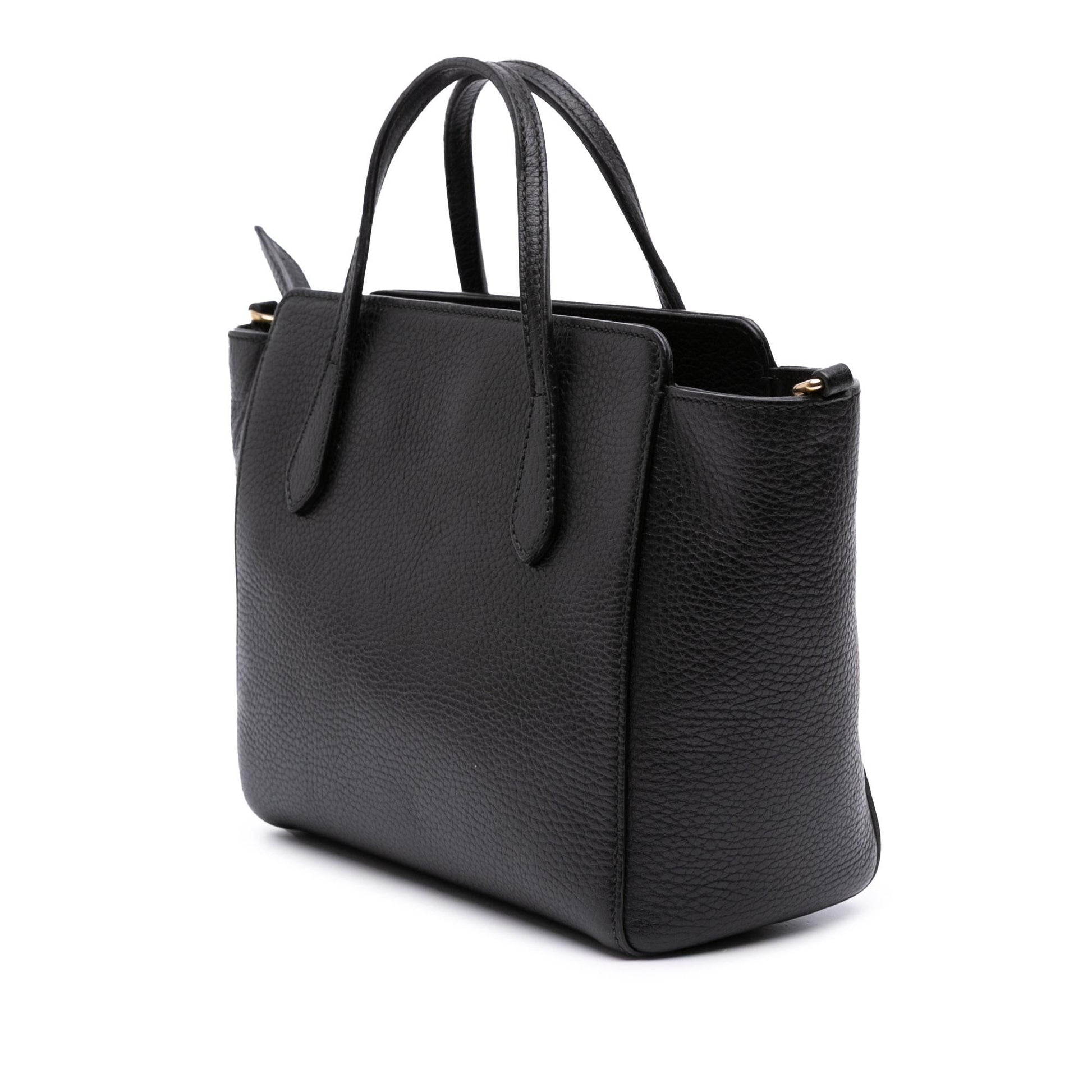 Gucci Swing Leather Mini Travel Bag Satchel 11