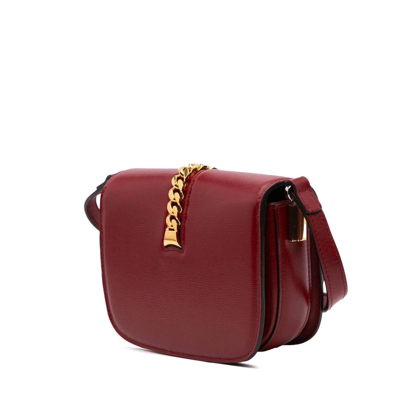 Gucci Sylvie Leather Calf Red Mini Crossbody Bag Crossbody 1