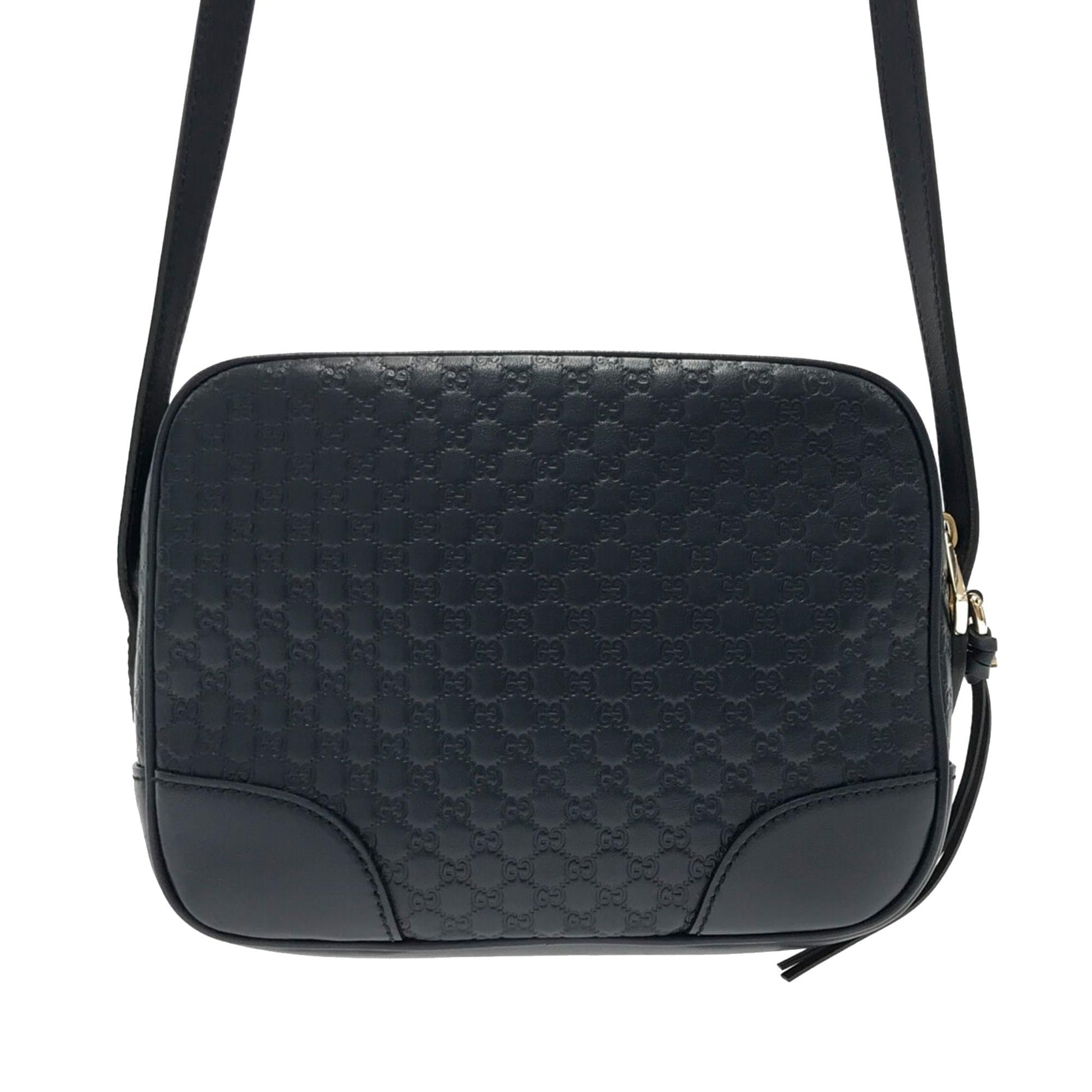 Gucci Microguccissima Bree SHG-P4FNMI Calf Black Mini Crossbody Bag