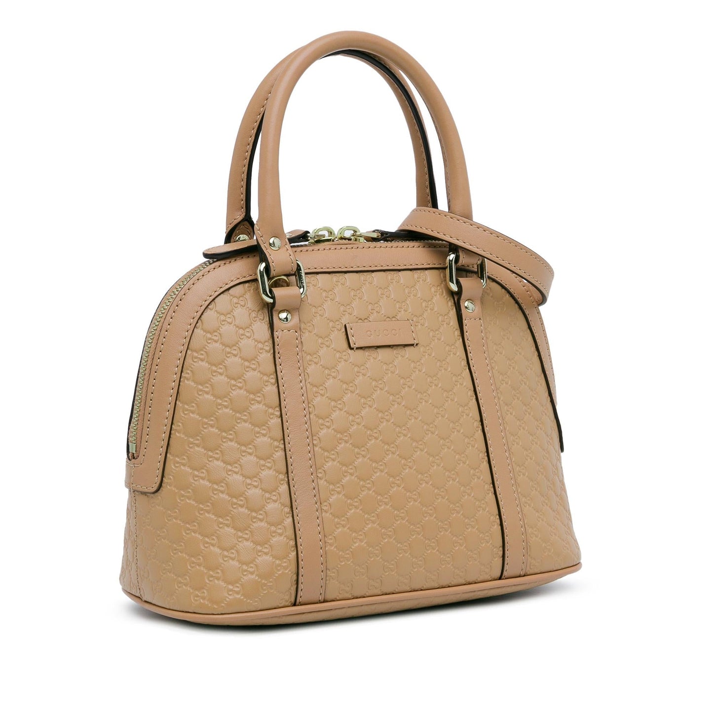 Gucci Microguccissima Dome SHG-P5WWgu Calf Brown Mini Satchel Bag