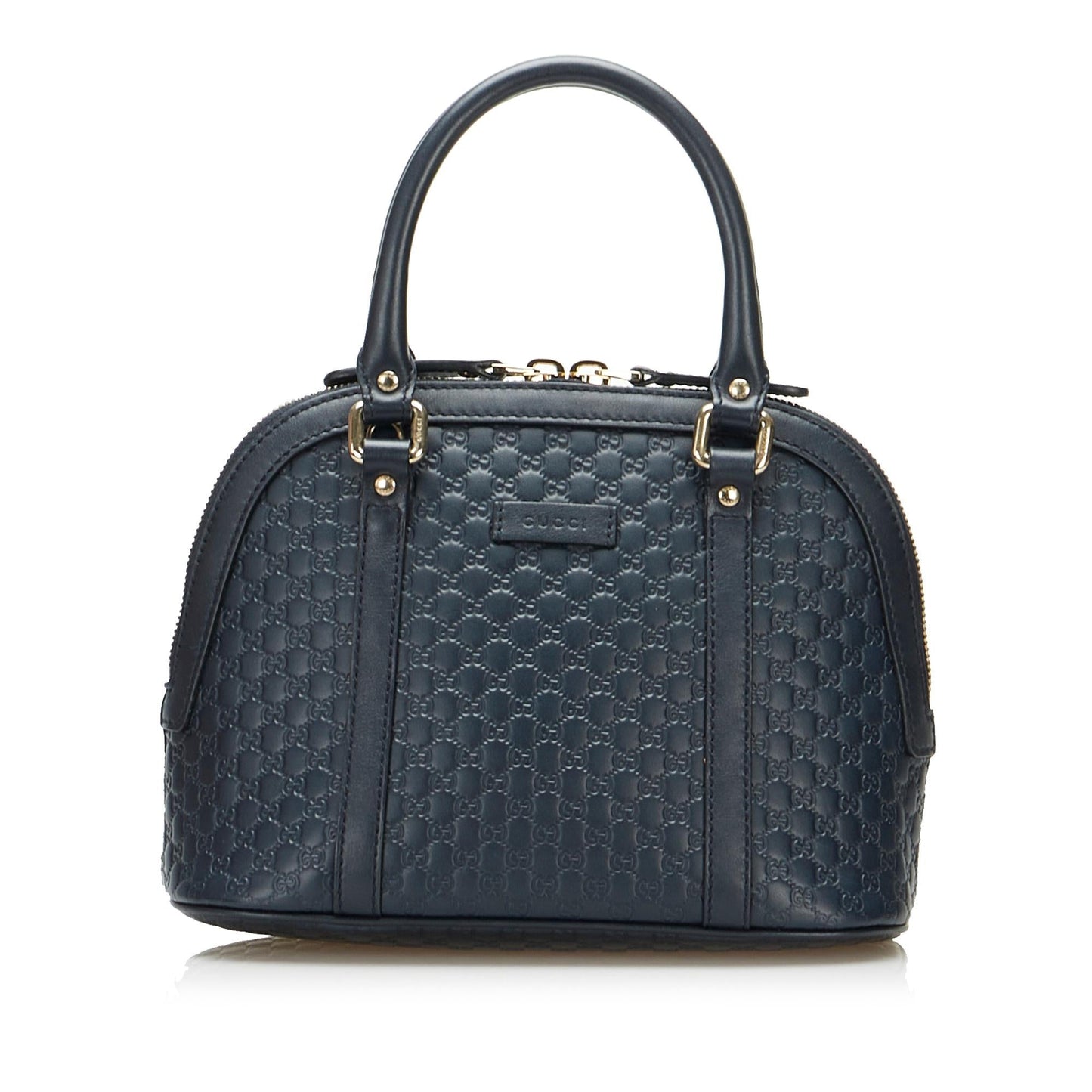 Gucci Microguccissima Dome SHG-YHaJus Calf Black Mini Satchel Bag