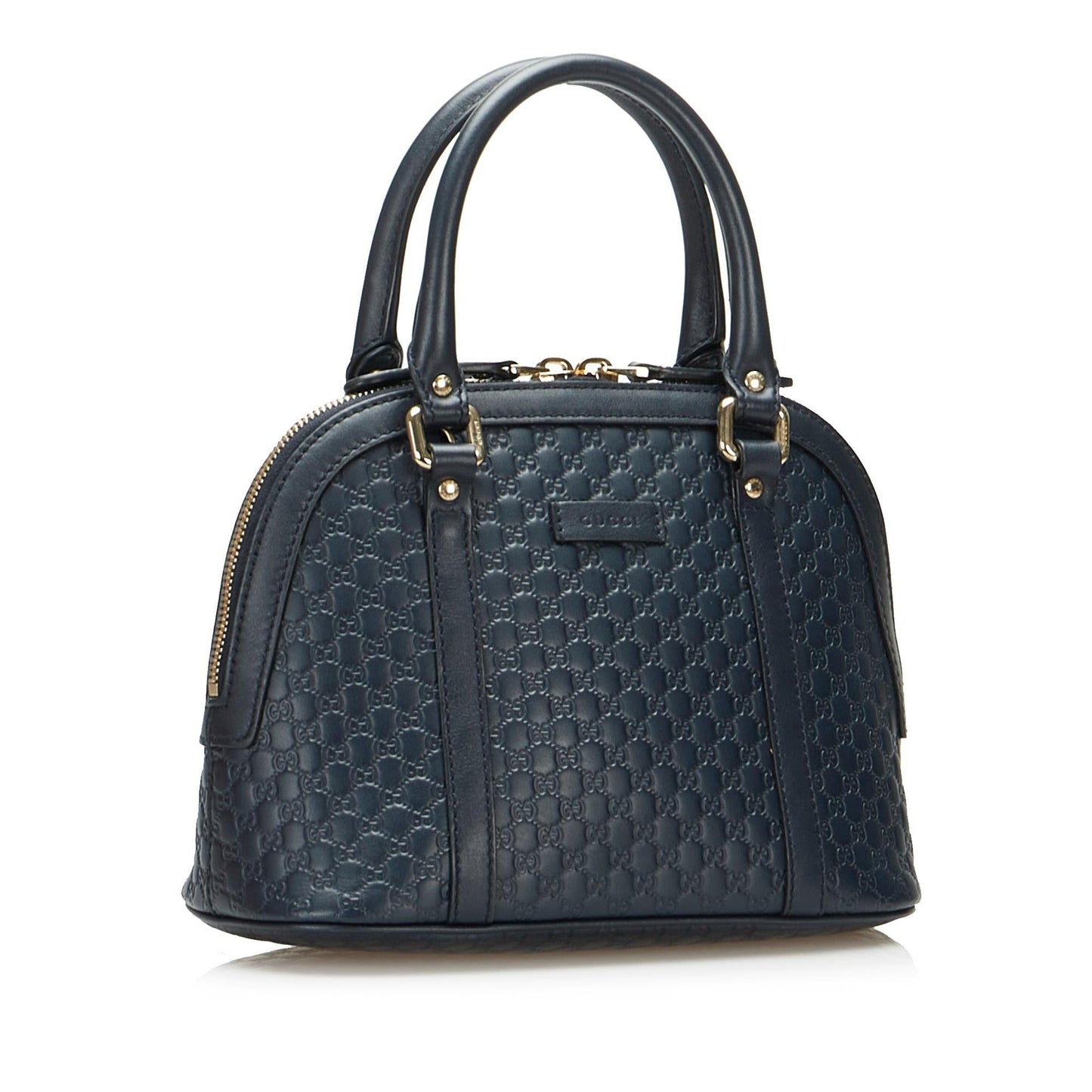 Gucci Microguccissima Dome SHG-YHaJus Calf Black Mini Satchel Bag