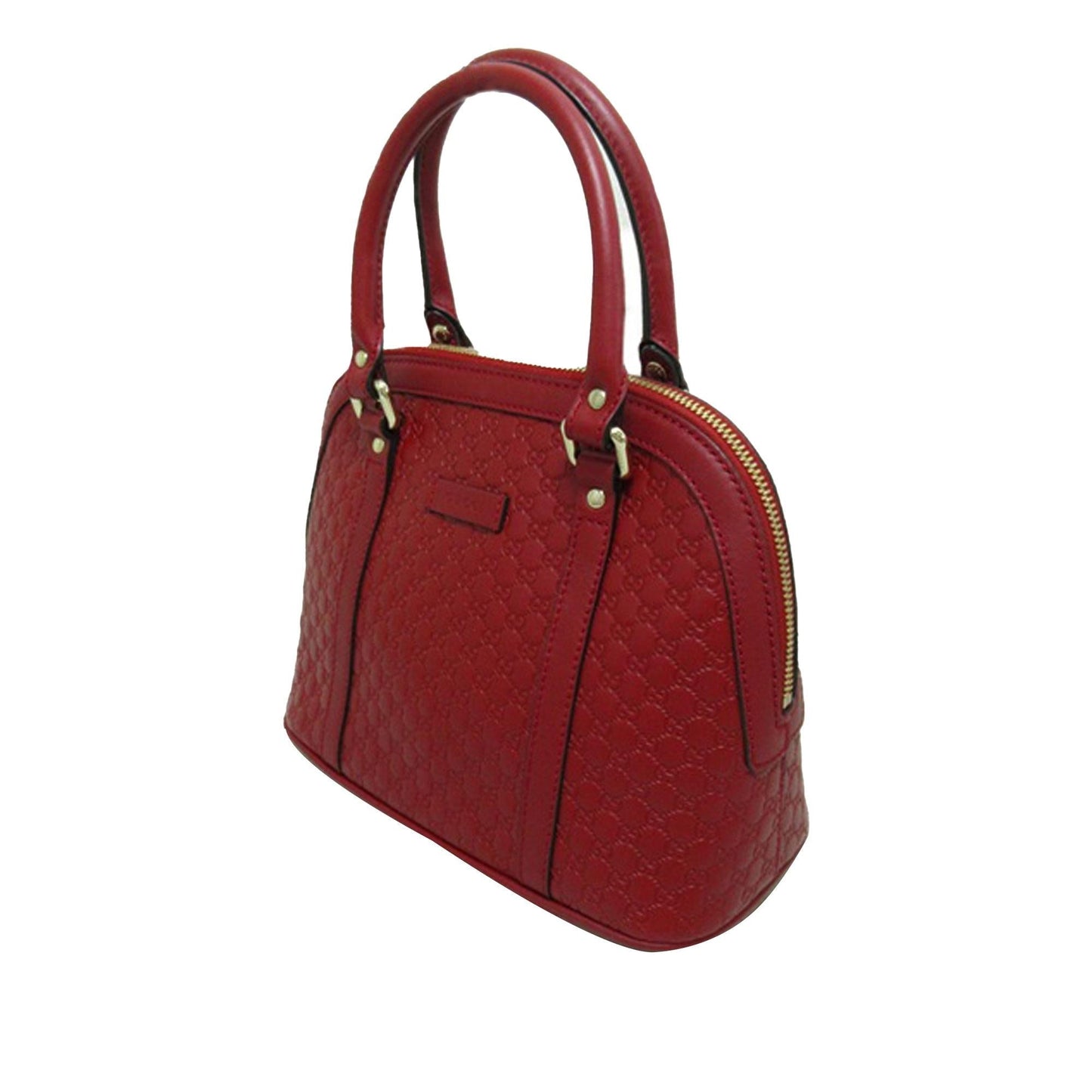 Gucci Microguccissima Dome SHG-LFhhD4 Calf Red Mini Satchel Bag