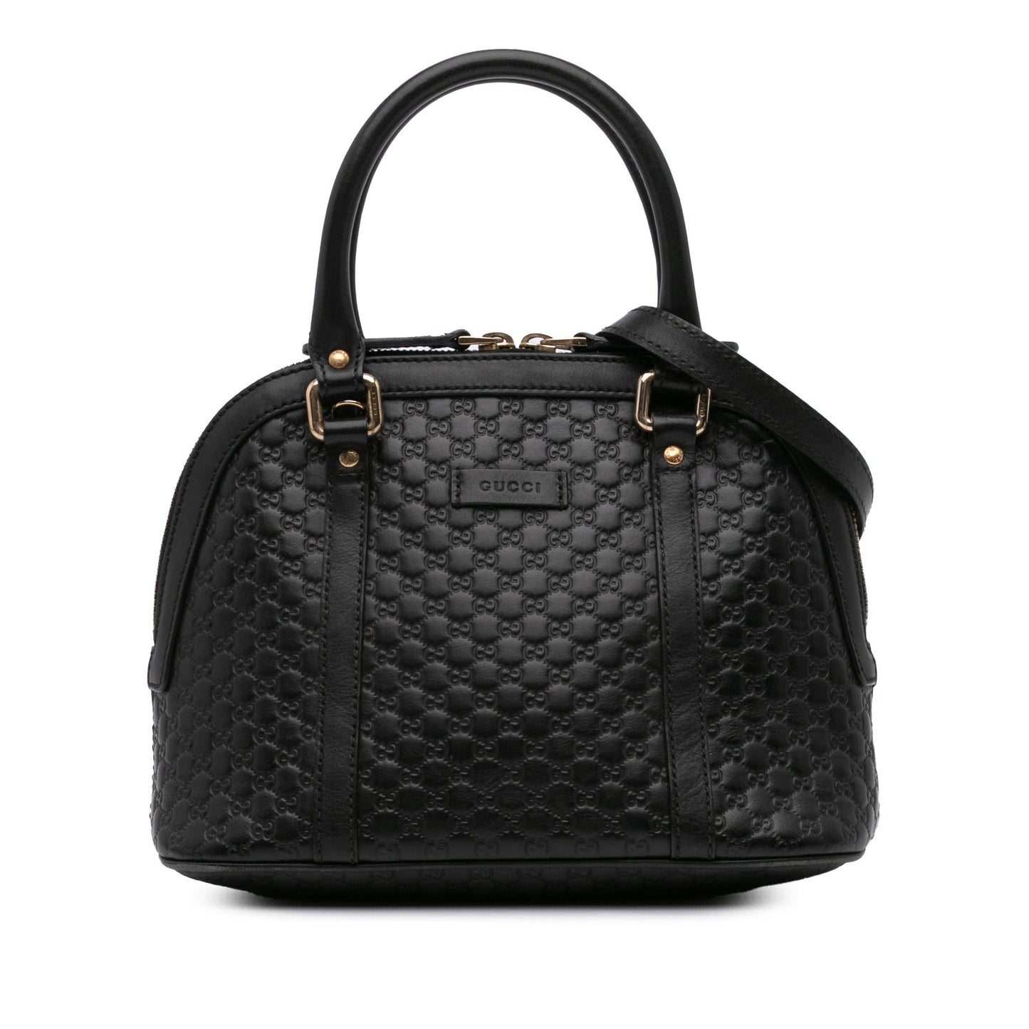 Gucci Microguccissima Dome Calf Black Mini Satchel Bag Satchel 5