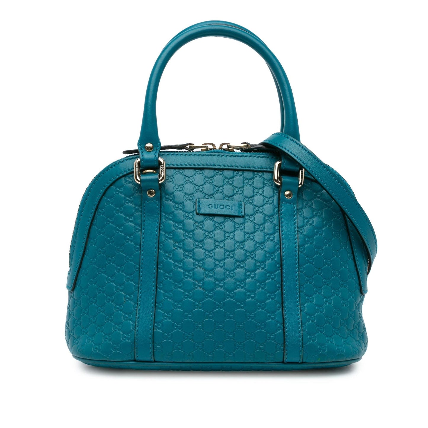 Gucci Microguccissima Dome Calf Blue Mini Satchel Bag Satchel 7