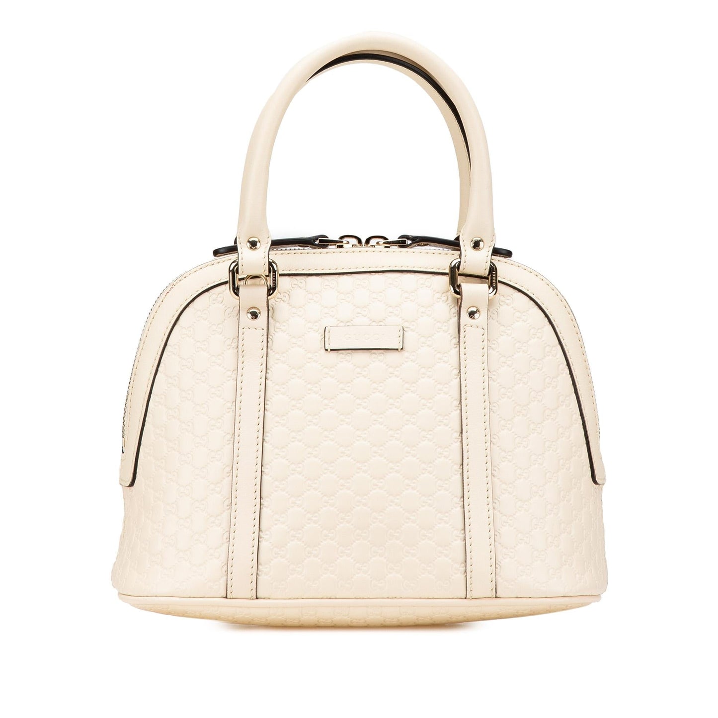 Gucci Microguccissima Dome Calf White Mini Satchel Bag