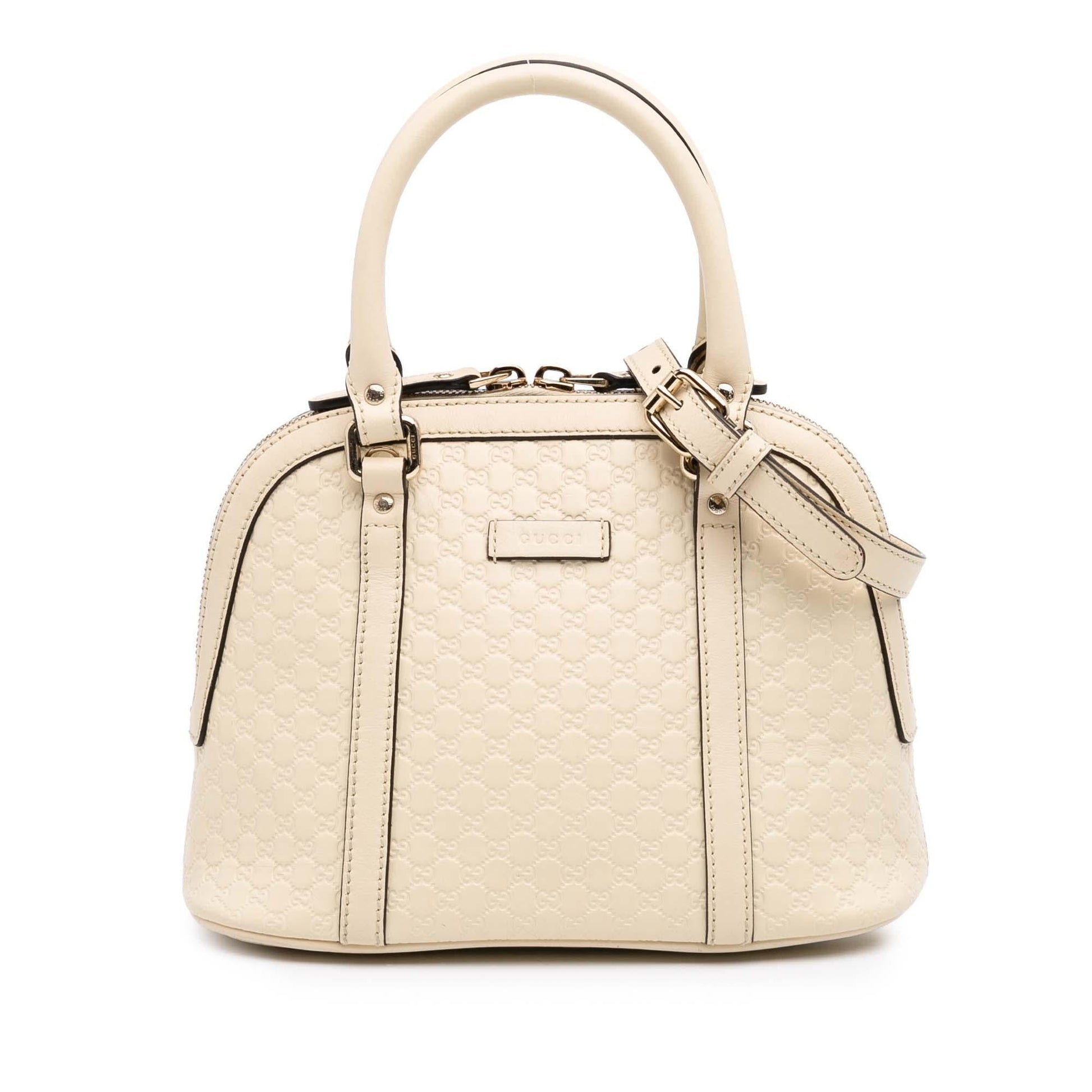 Gucci Microguccissima Dome Calf White Mini Satchel Bag Satchel 16