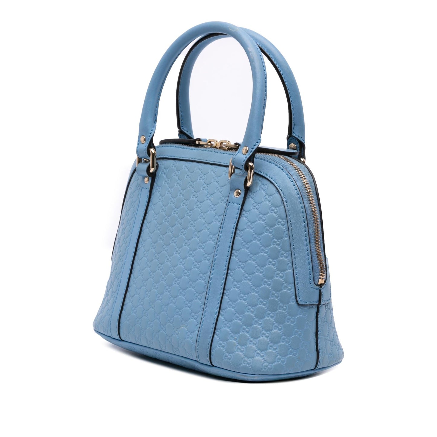 Gucci Microguccissima Dome Calf Blue Mini Satchel Bag Satchel 25