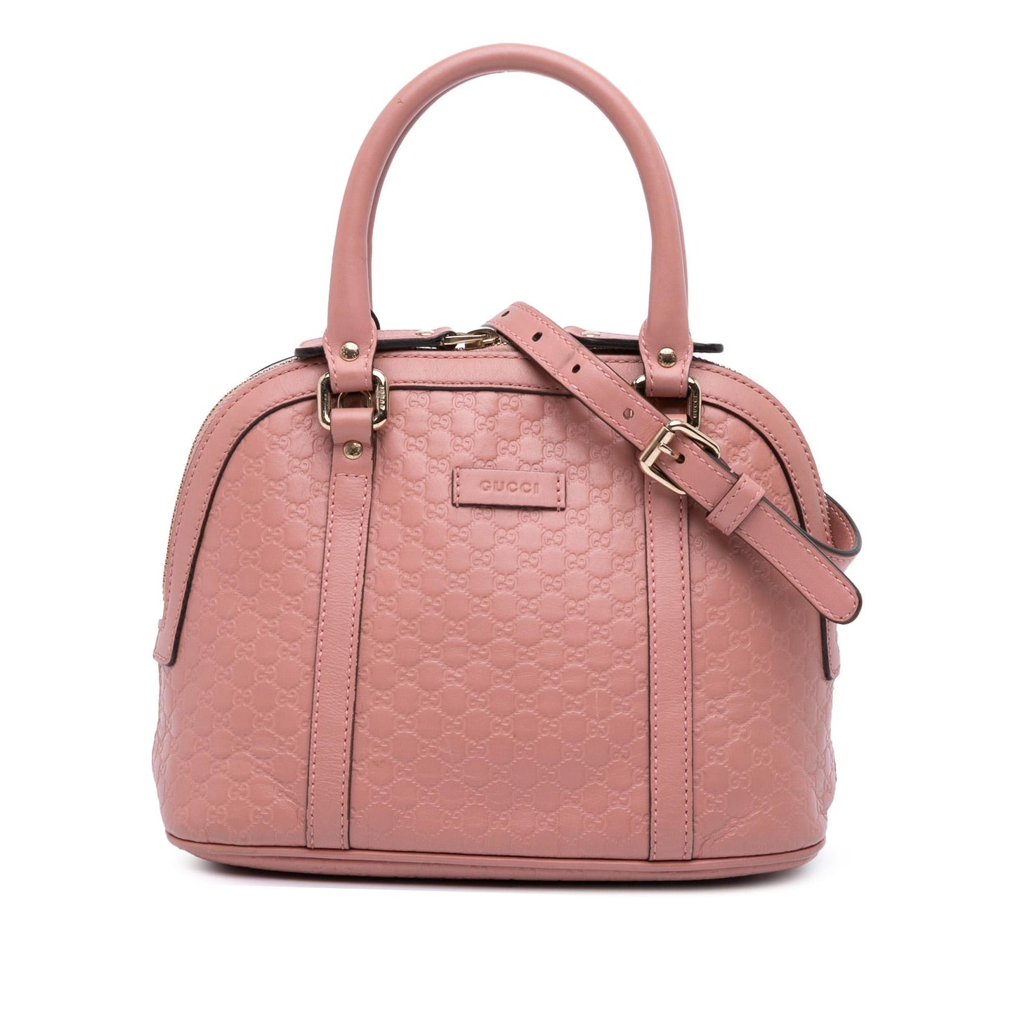 Gucci Microguccissima Dome Calf Pink Mini Satchel Bag