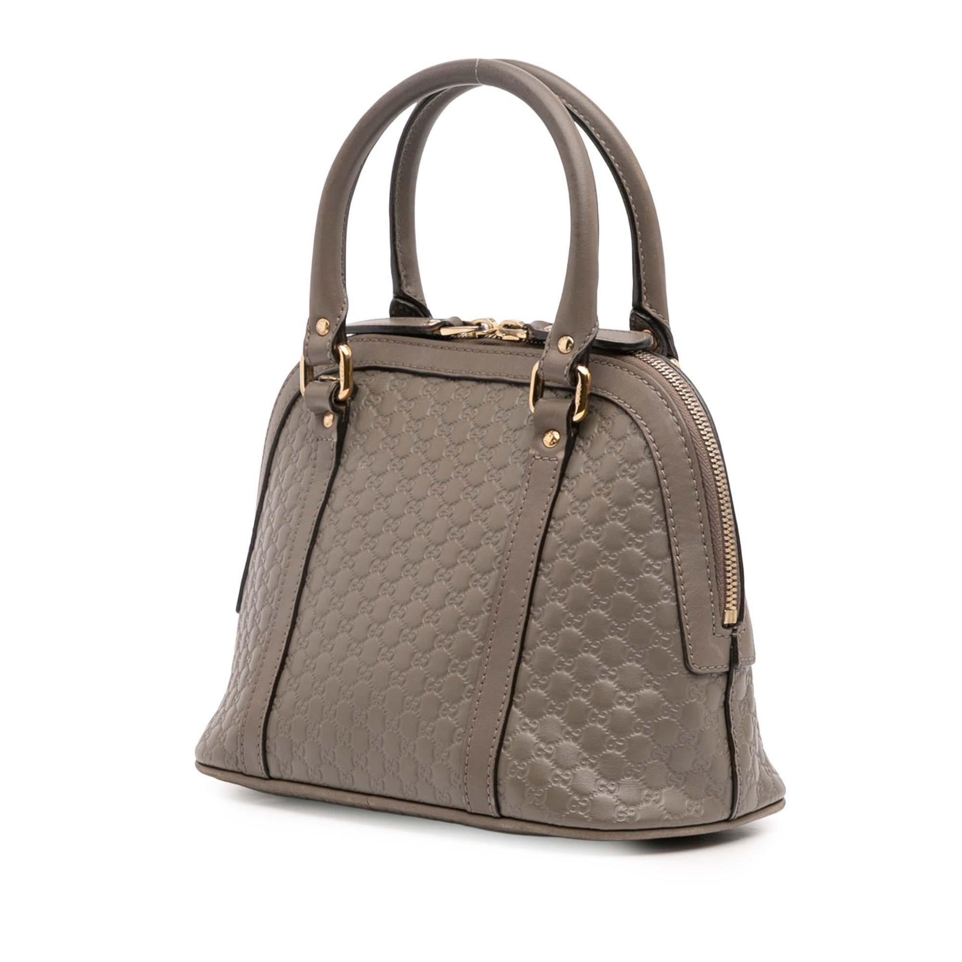 Gucci Microguccissima Dome Mini Travel Bag Satchel 37