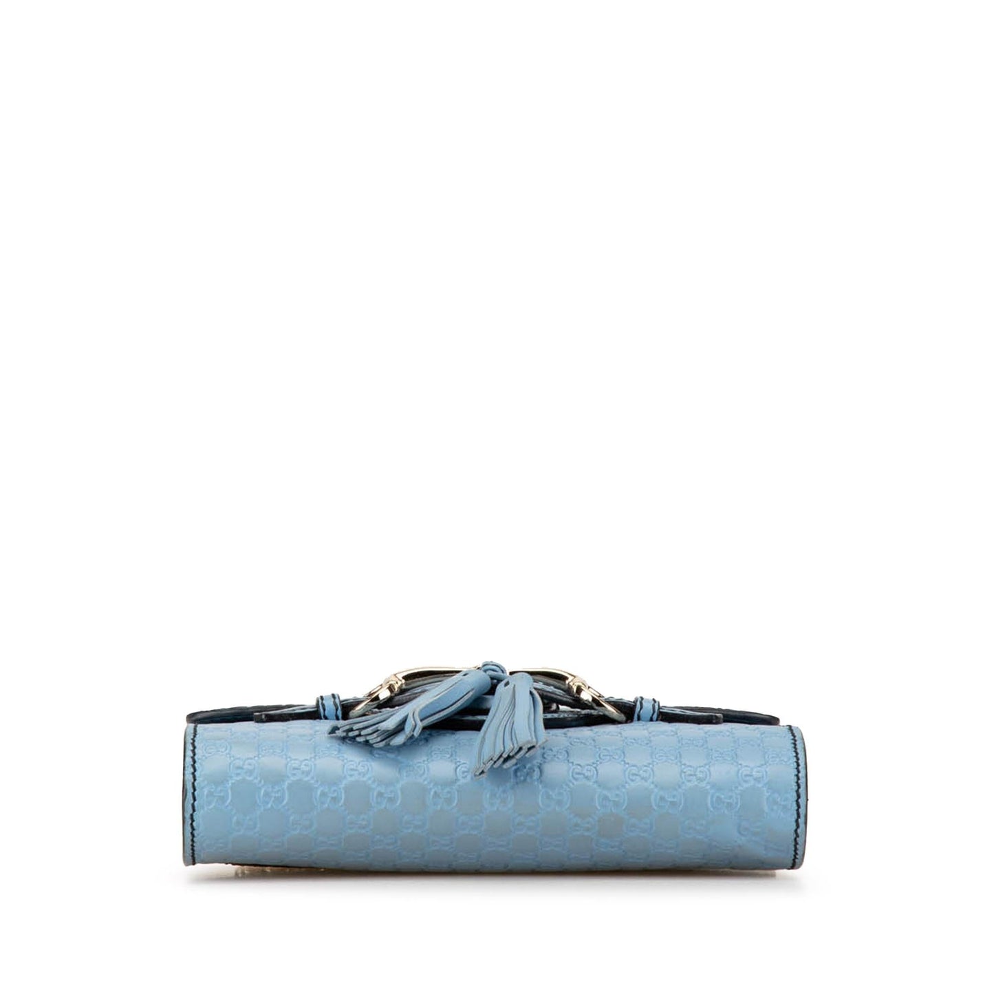 Gucci Microguccissima Emily SHG-mvlaEB Calf Blue Mini Crossbody Bag
