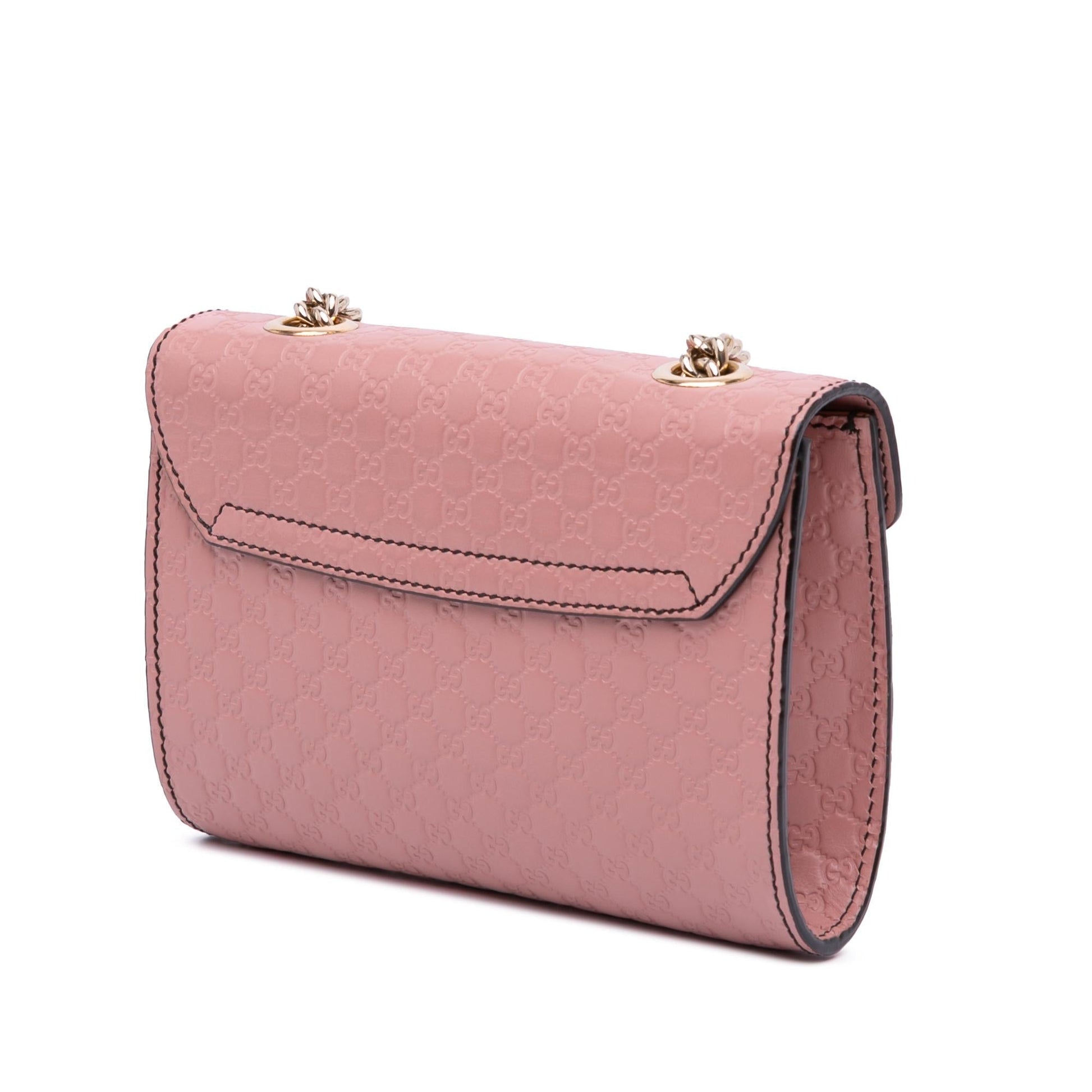 Gucci Microguccissima Emily Calf Pink Mini Crossbody Bag Crossbody 7