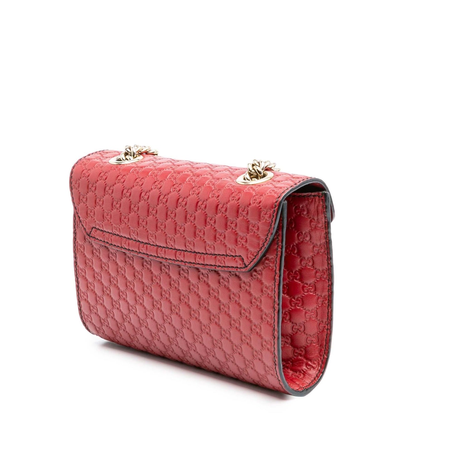 Gucci Microguccissima Emily Calf Red Mini Crossbody Bag