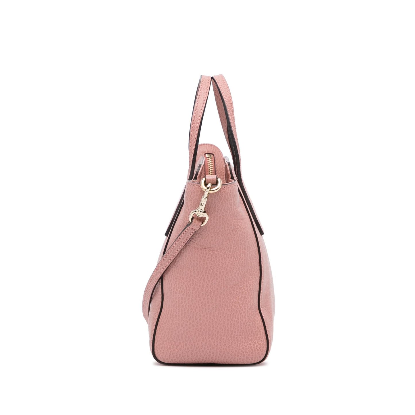 Gucci Swing SHG-8dy0JL Calf Pink Mini Satchel Bag