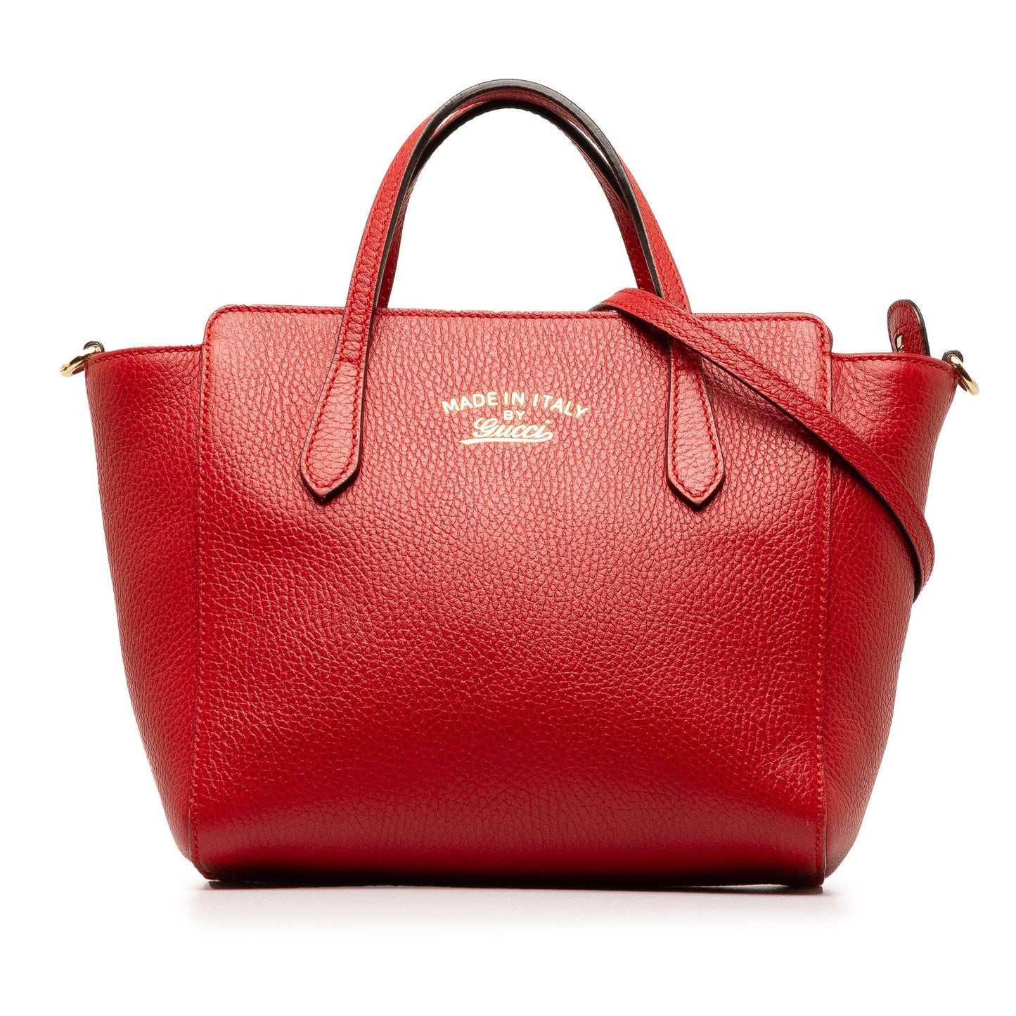 Gucci Swing SHG-mgsYTk Calf Red Mini Satchel Bag