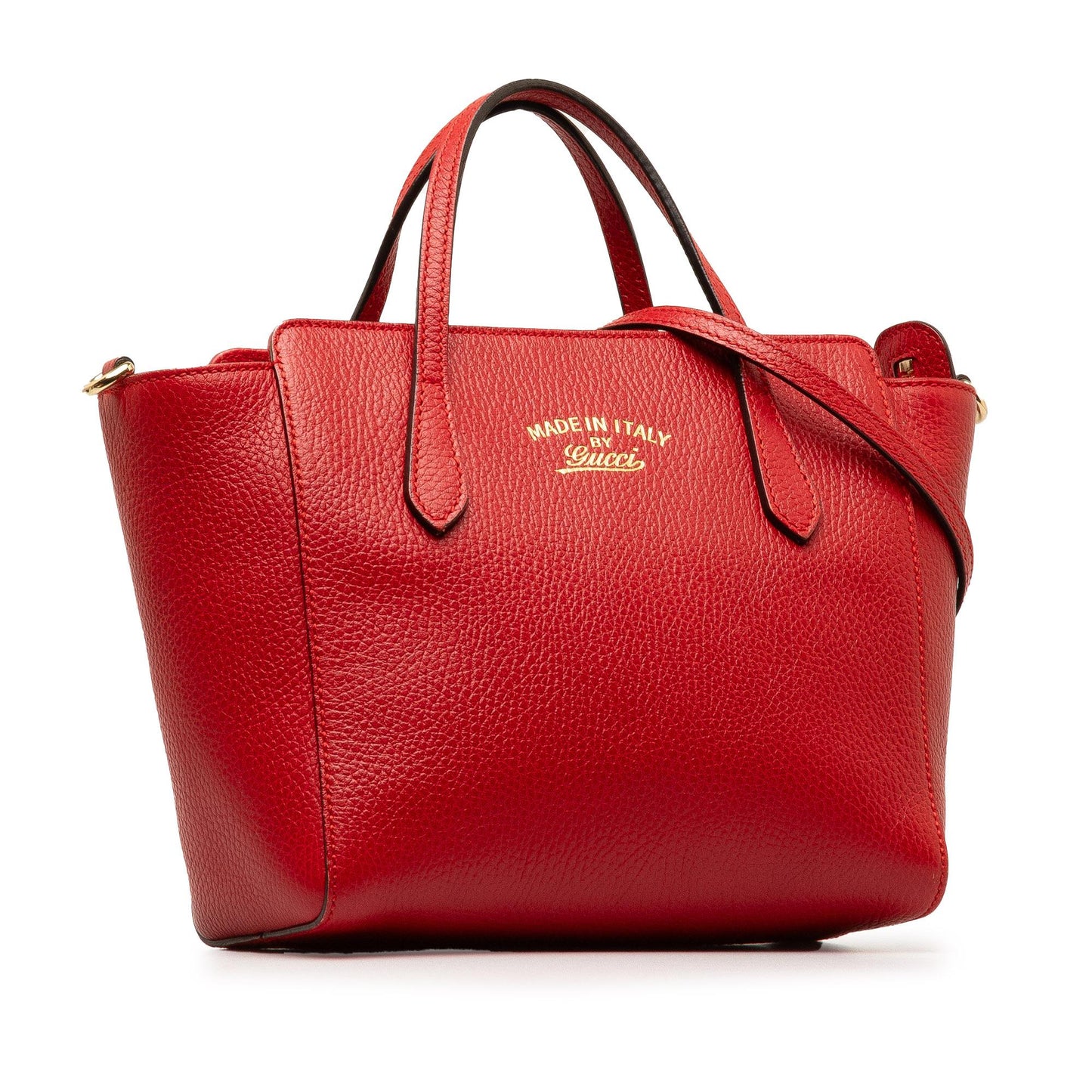 Gucci Swing Calf Red Mini Satchel Bag