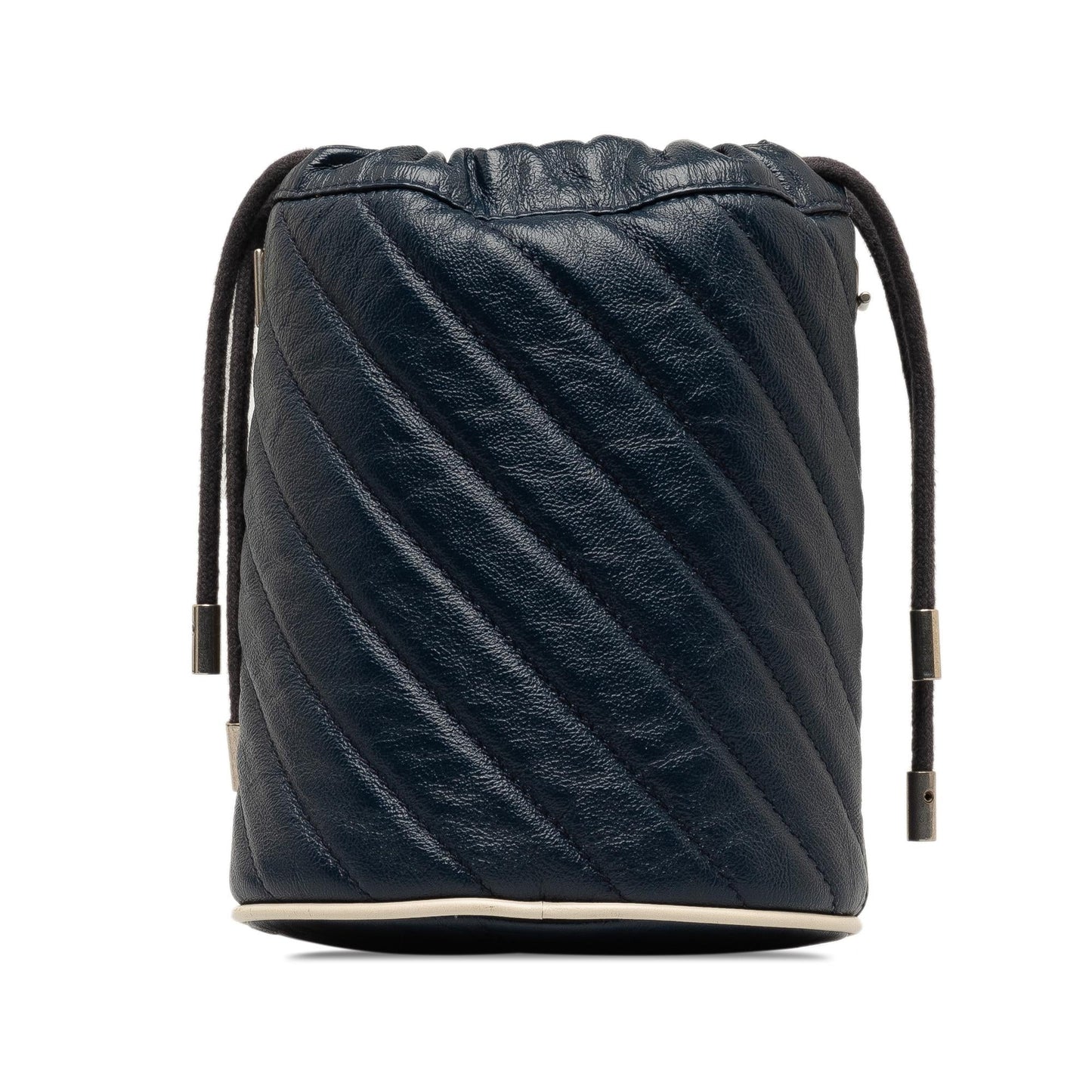 Gucci Torchon GG Marmont Calf Blue Mini Bucket Shoulder Bag