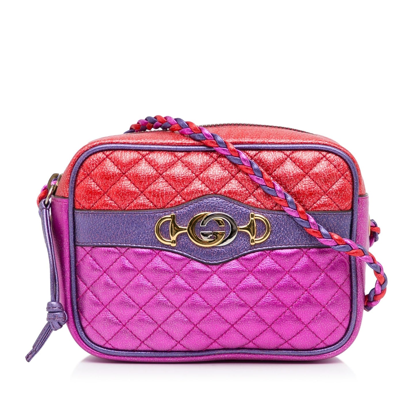 Gucci Trapuntata SHG-Z105MD Calf Pink Mini Crossbody Bag