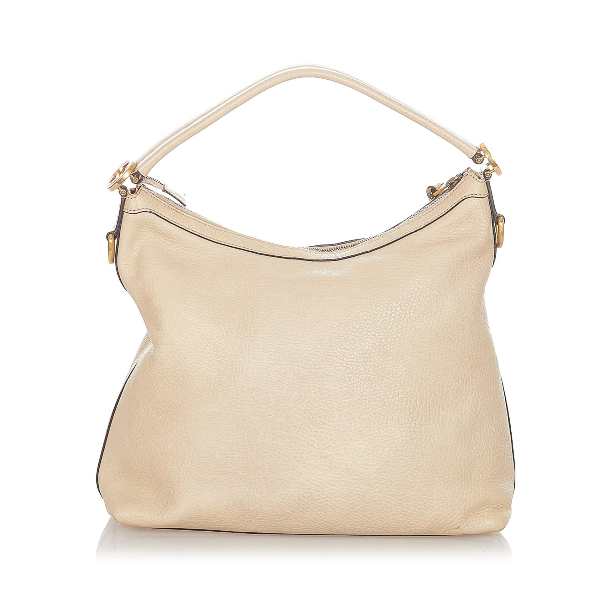 Gucci Miss GG SHG Leather Calf Brown Satchel Bag 6