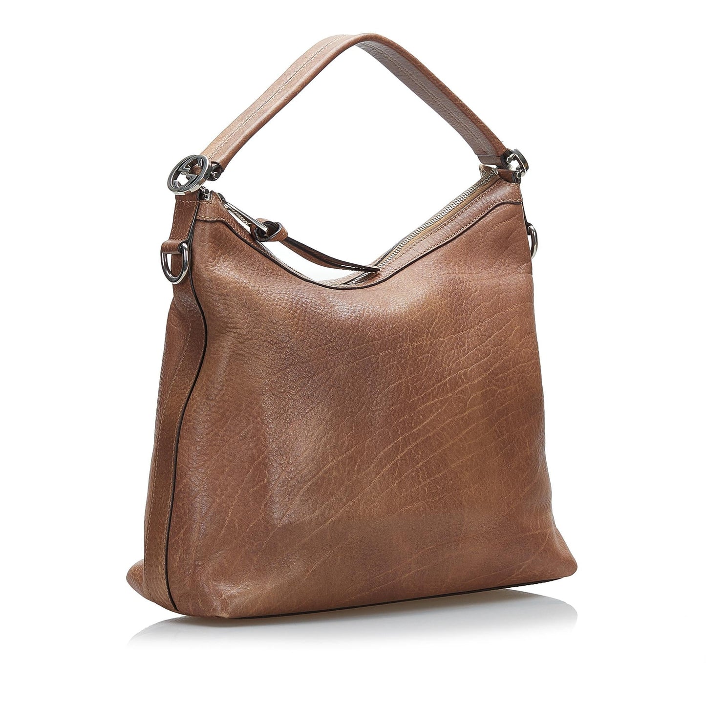 Gucci Miss GG SHG Leather Calf Brown Satchel Bag Satchel Shg