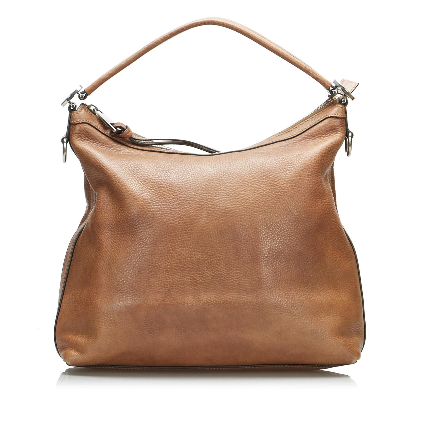 Gucci Miss GG SHG-7ayd0Q Leather Calf Brown Satchel Bag