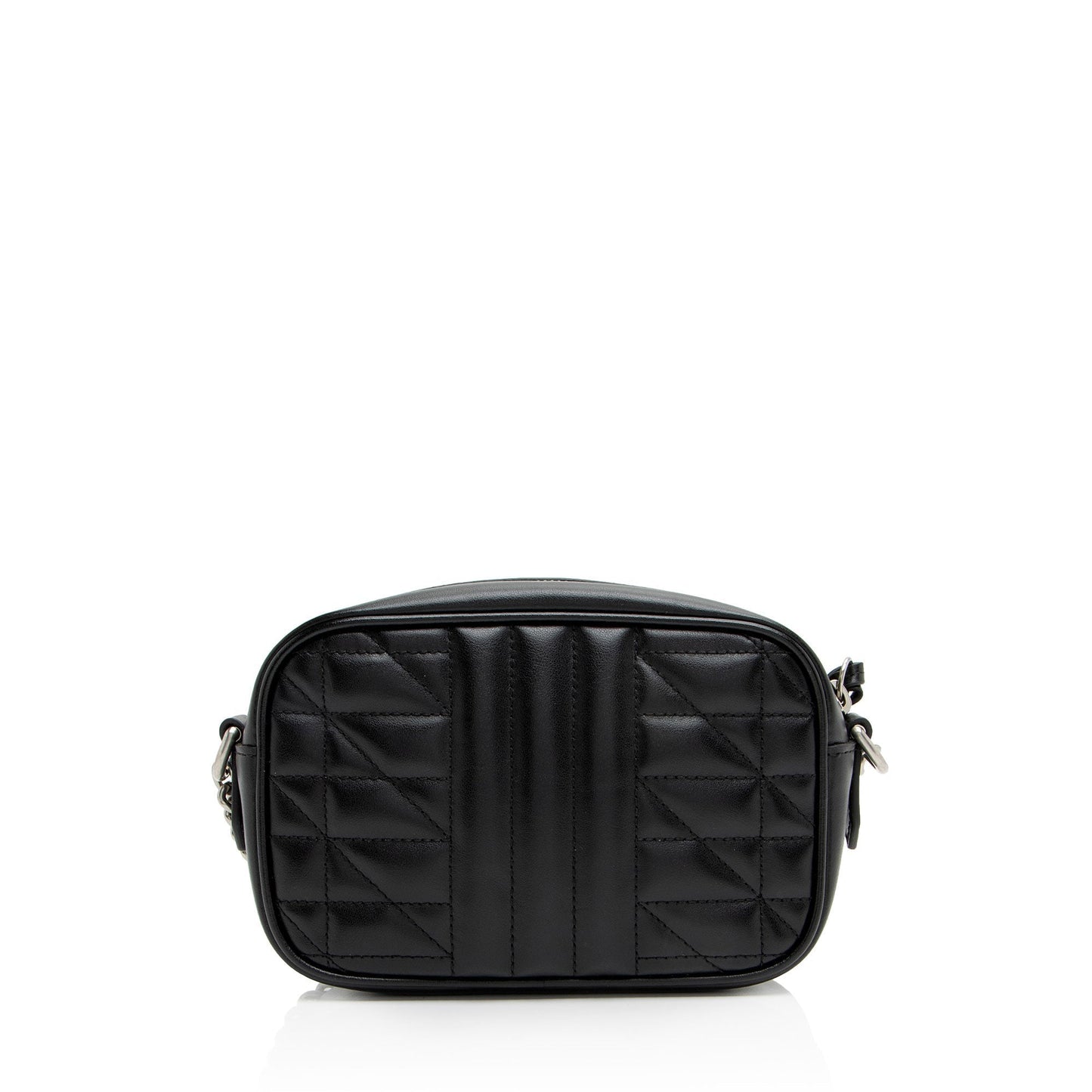 Gucci Mixed GG Marmont Aria Camera Matelasse Leather Black Mini Crossbody Bag