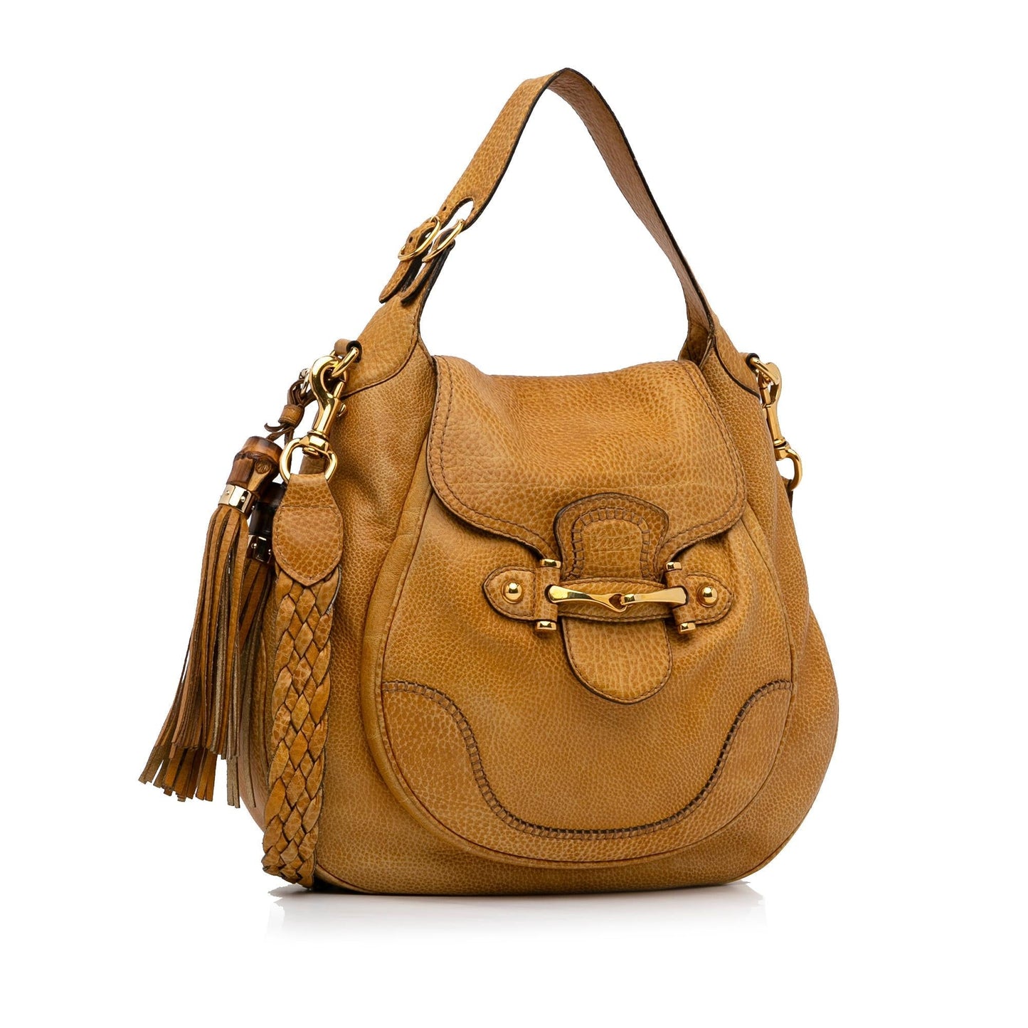 Gucci New Pelham SHG-DoF5Vn Calf Brown Satchel Bag