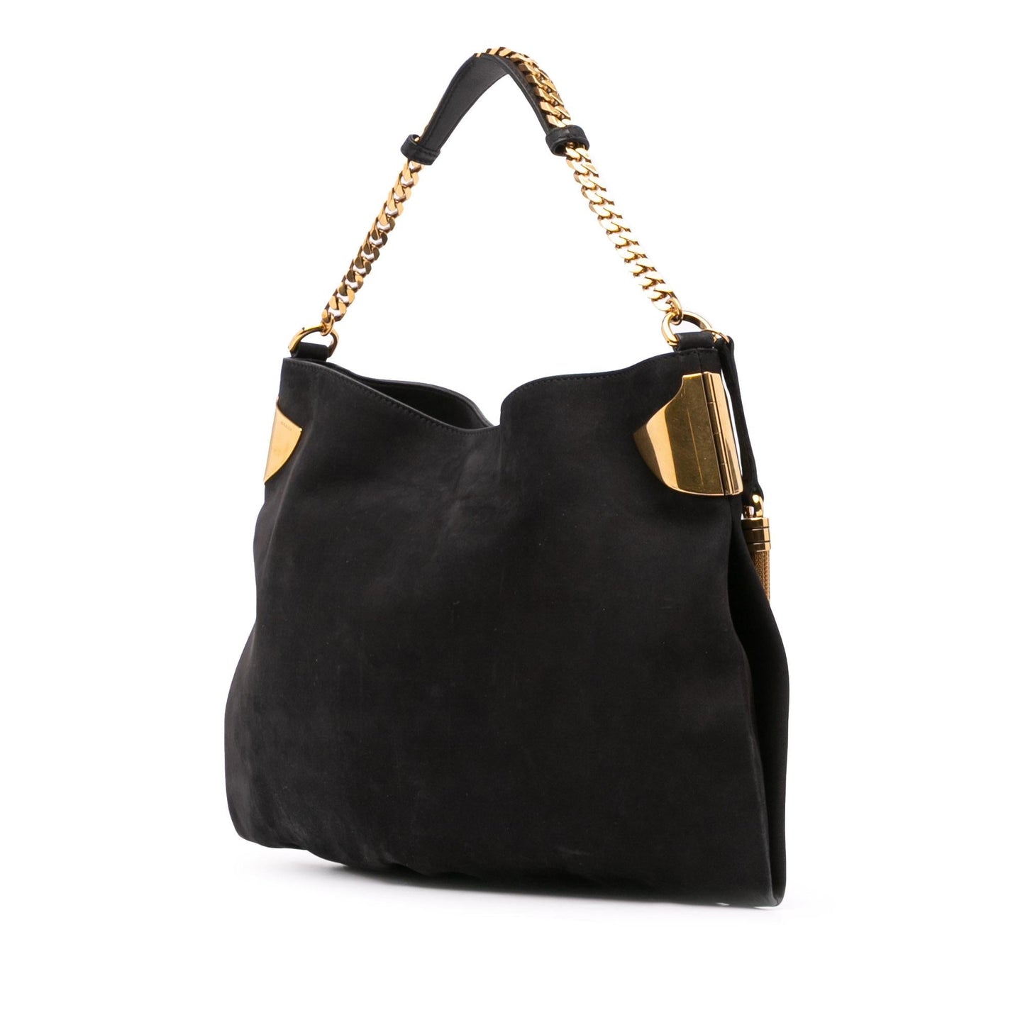 Gucci Nubuck Leather Black Shoulder Bag Bag 1