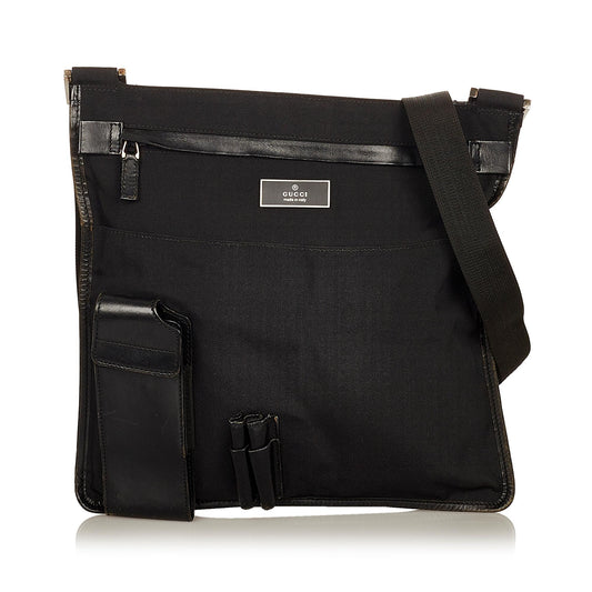 Gucci SHG Nylon Black Crossbody Bag Bag Shg