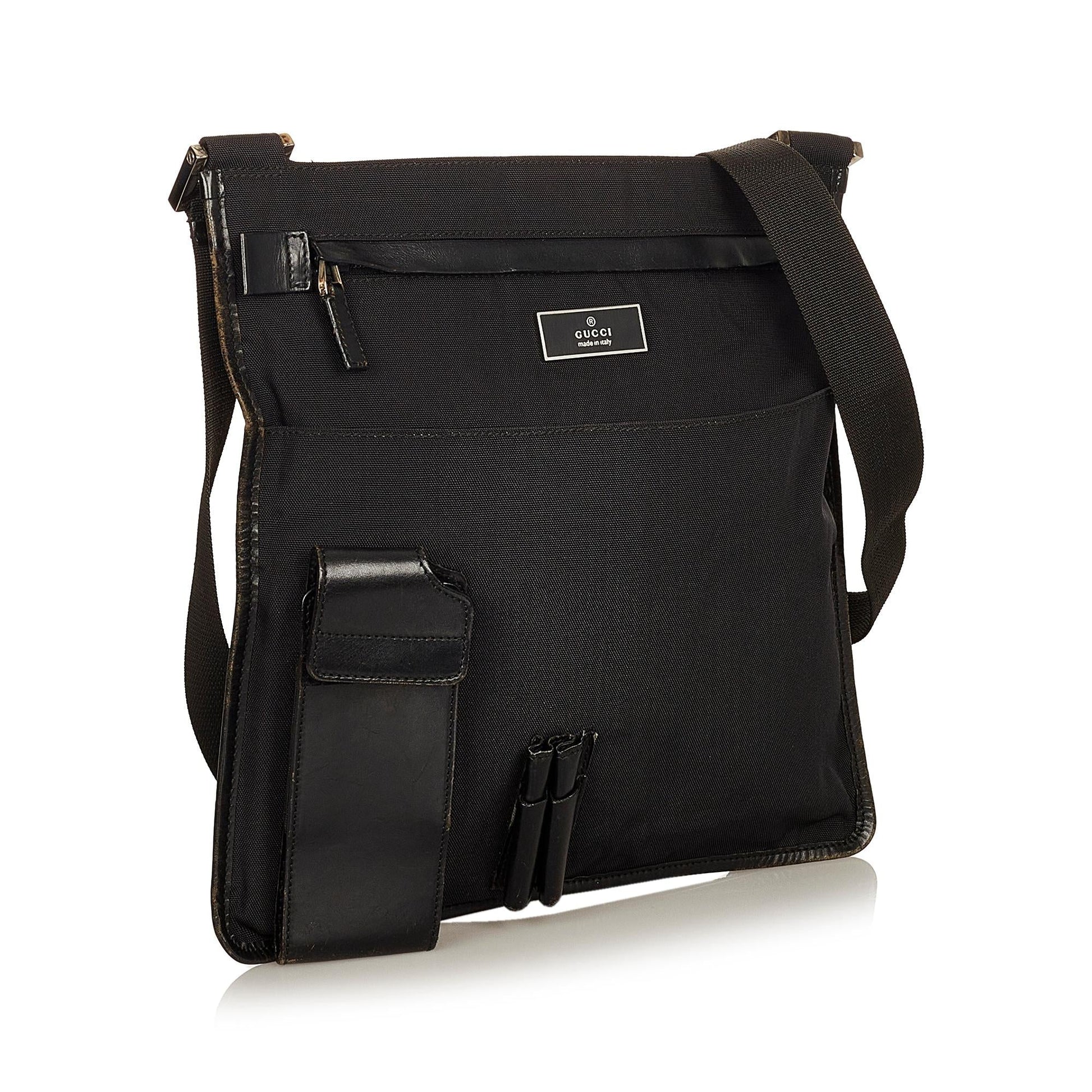 Gucci SHG Nylon Black Crossbody Bag Bag Shg