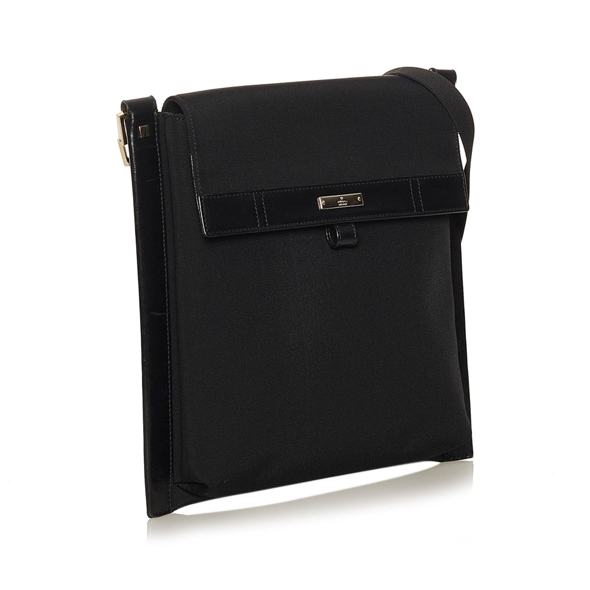 Gucci SHG Nylon Black Crossbody Bag