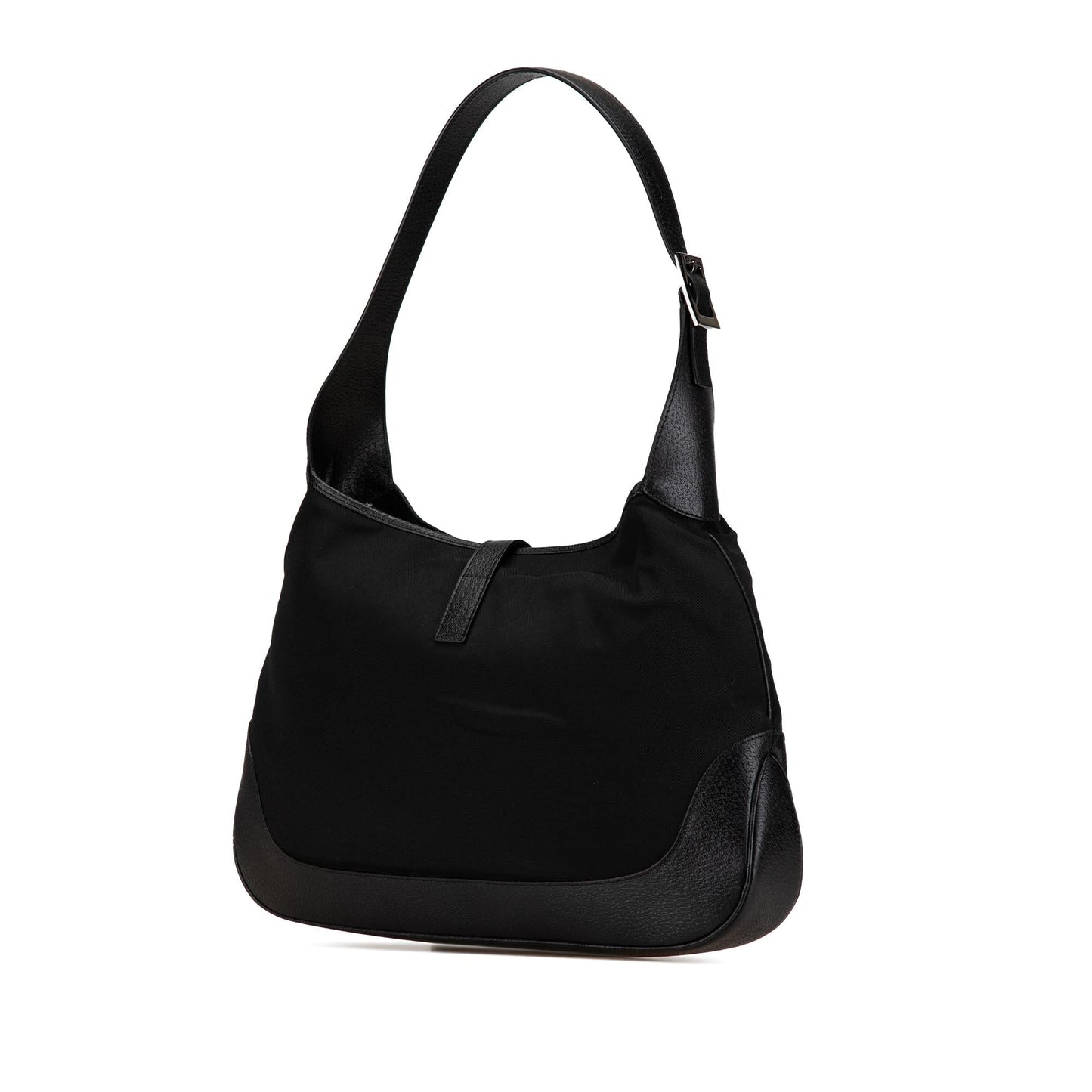 Gucci Jackie SHG-kDXR6T Nylon Calf Black Shoulder Bag