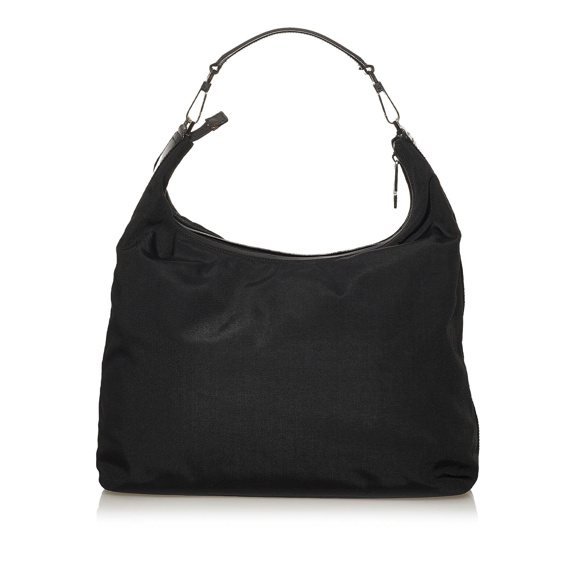 Gucci SHG Nylon Black Shoulder Bag 3