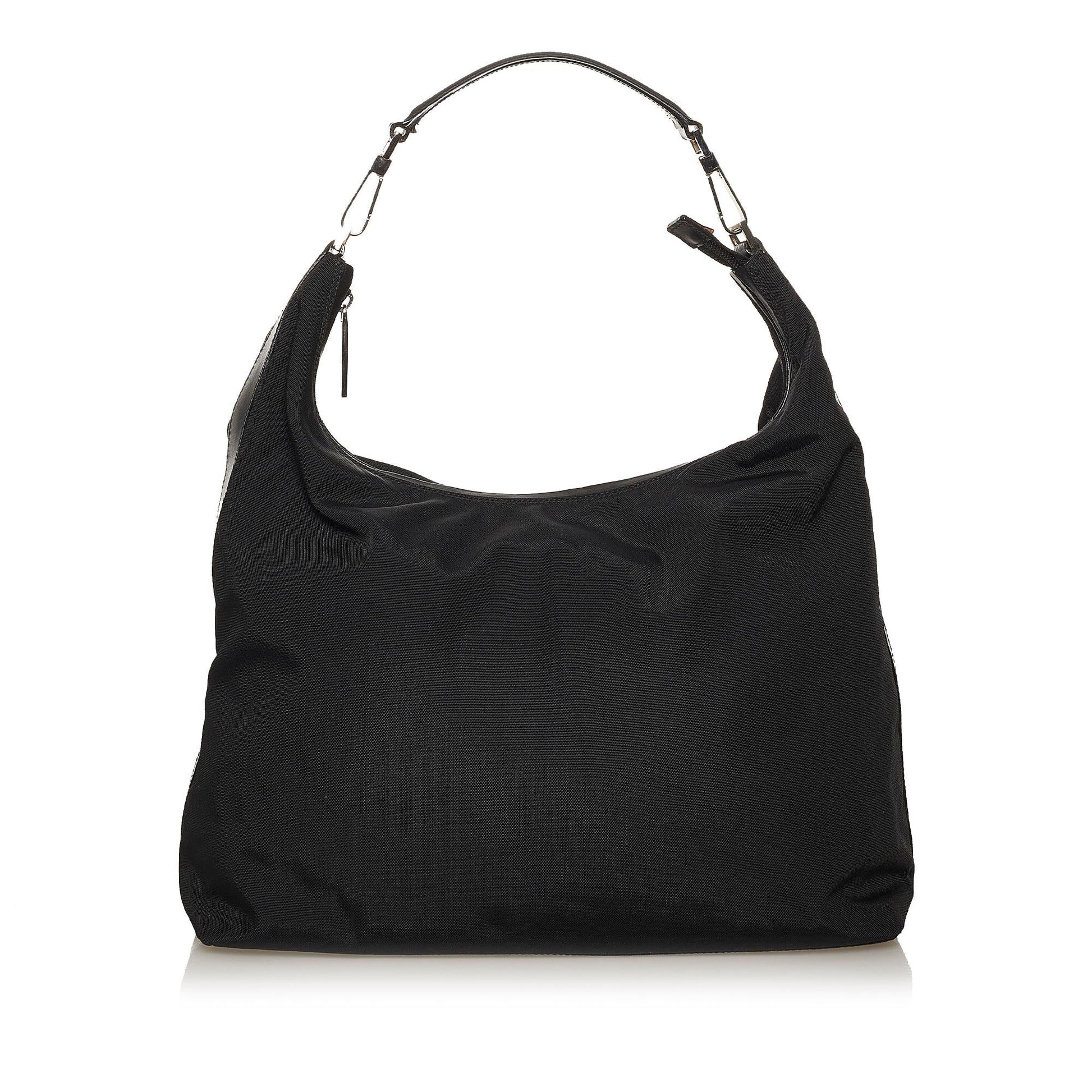 Gucci SHG Nylon Black Shoulder Bag 3