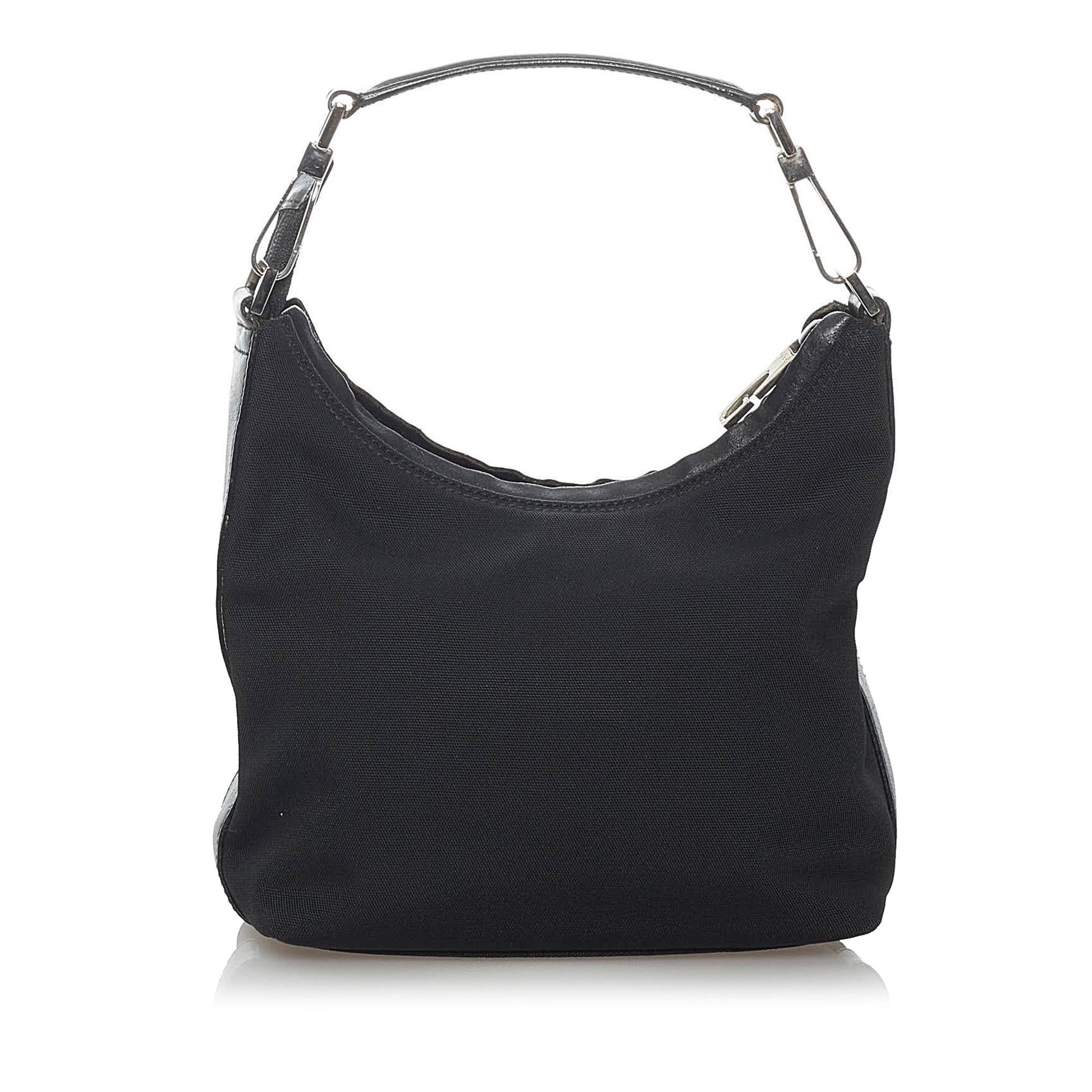 Gucci SHG Nylon Black Shoulder Bag 4