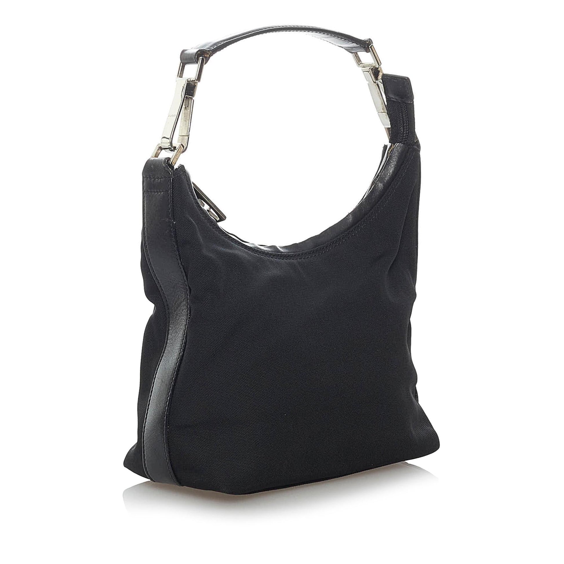 Gucci SHG Nylon Black Shoulder Bag 4