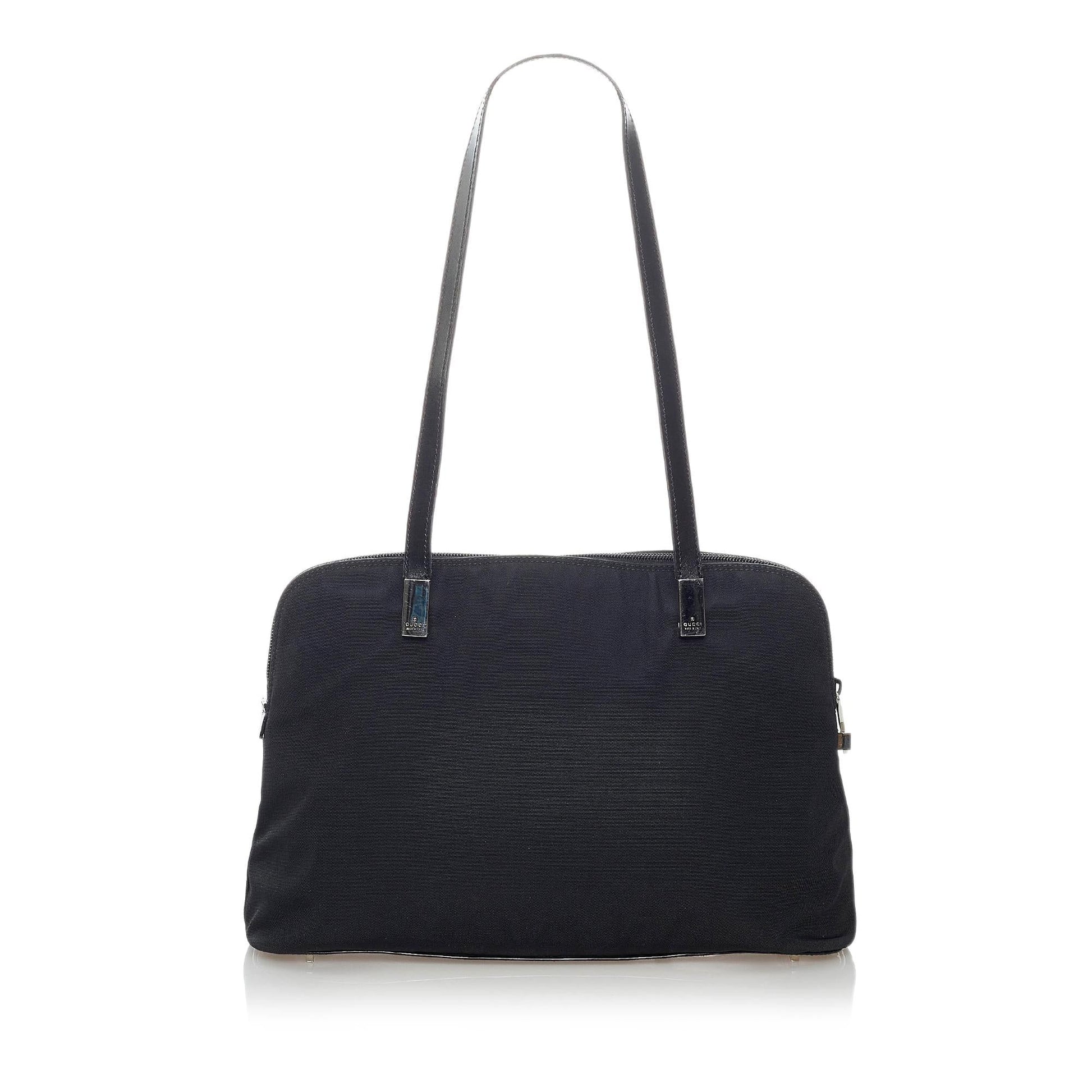 Gucci SHG Nylon Black Shoulder Bag