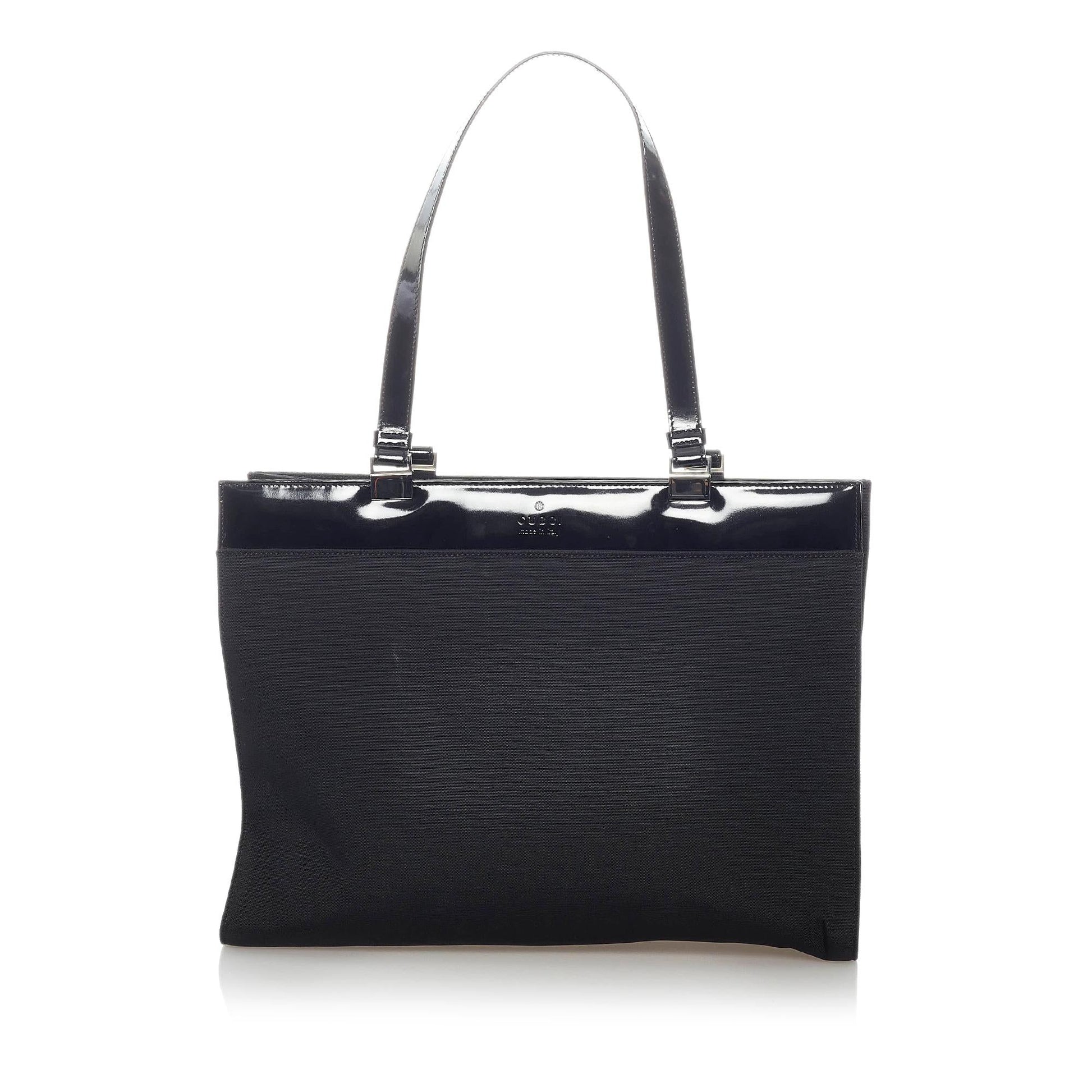 Gucci SHG Nylon Black Tote Bag Bag Shg