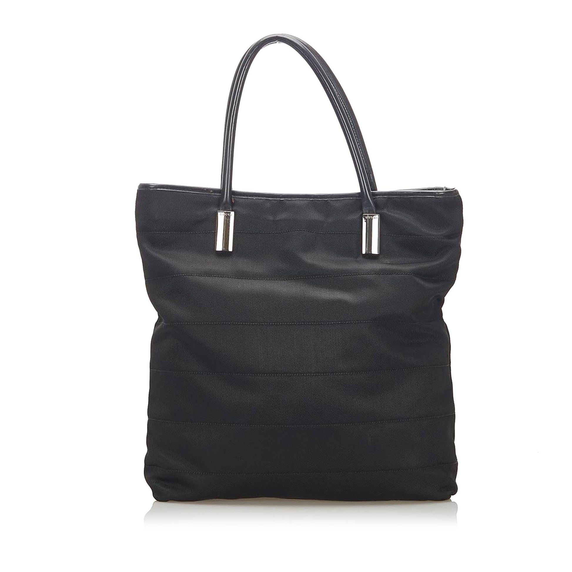 Gucci SHG Nylon Black Tote Bag 3