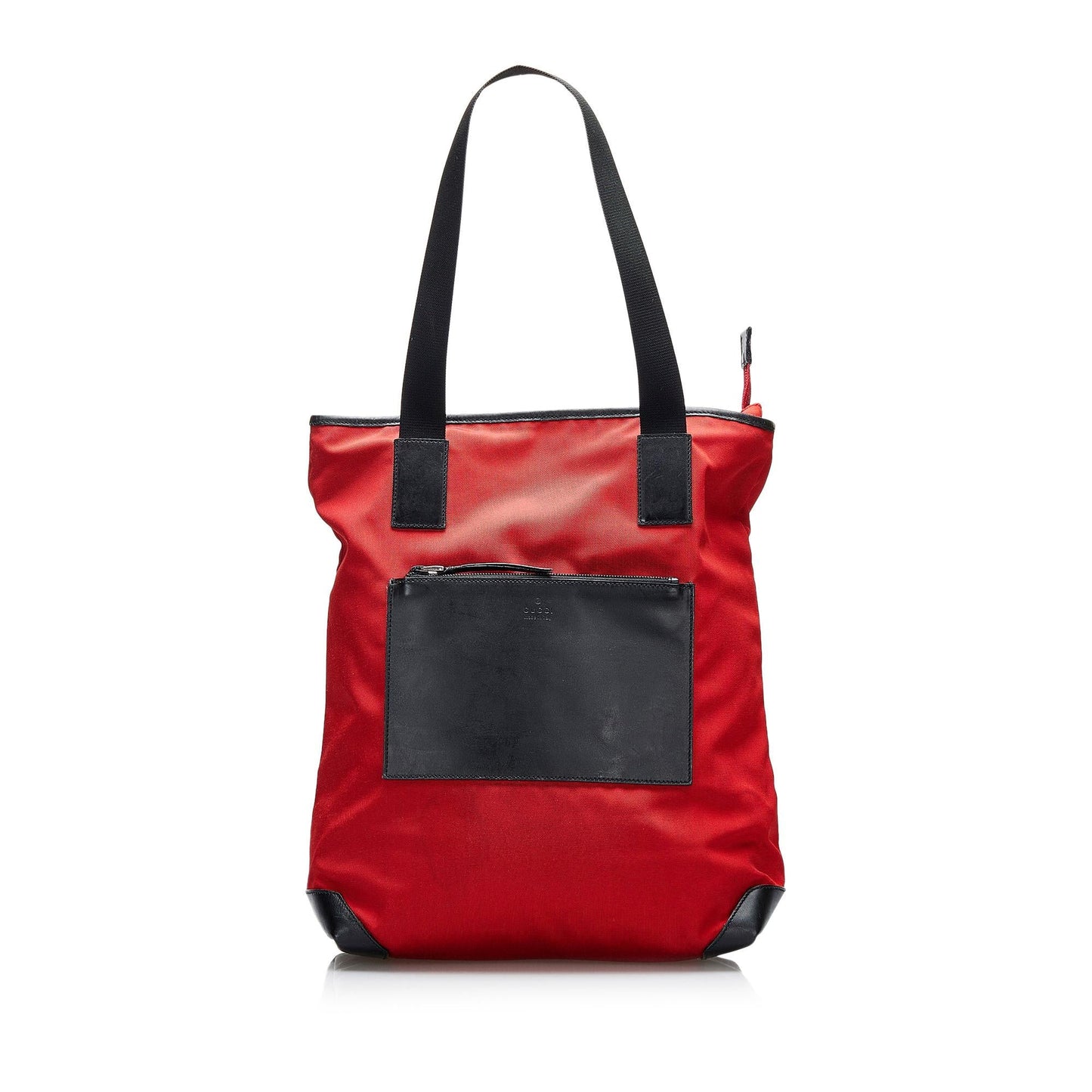 Gucci SHG-ah1auT Nylon Black Red Tote Bag