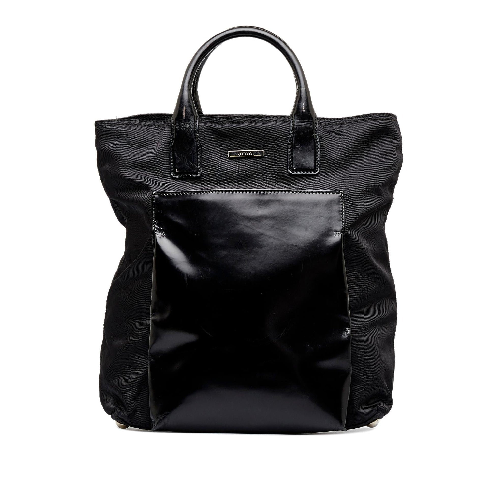 Gucci SHG-ee3XFb Nylon Black Tote Bag