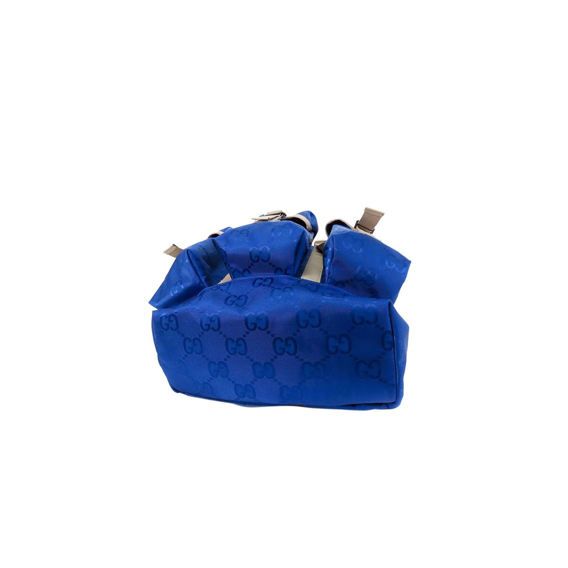 Gucci Off Grid Backpack SHG-FIBDxW Nylon Blue
