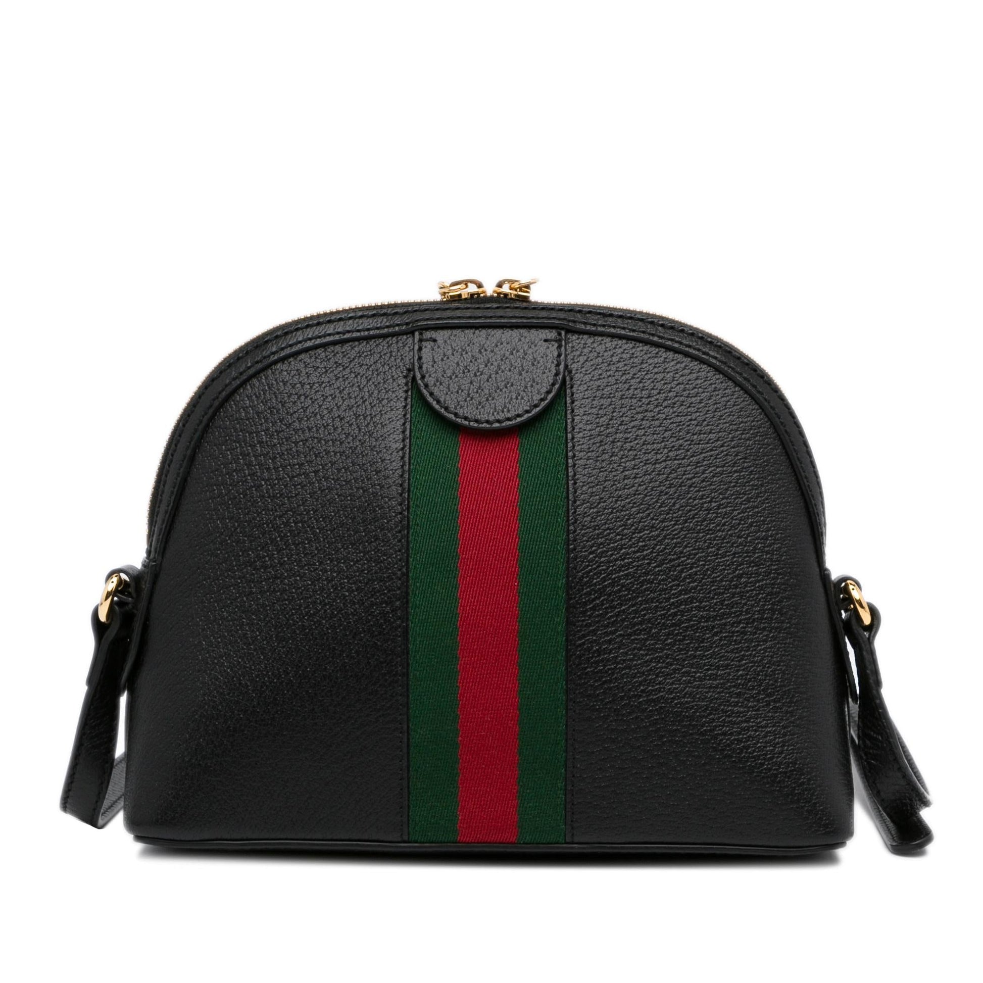 Gucci Ophidia Dome SHG-7emswR Calf Black Crossbody Bag