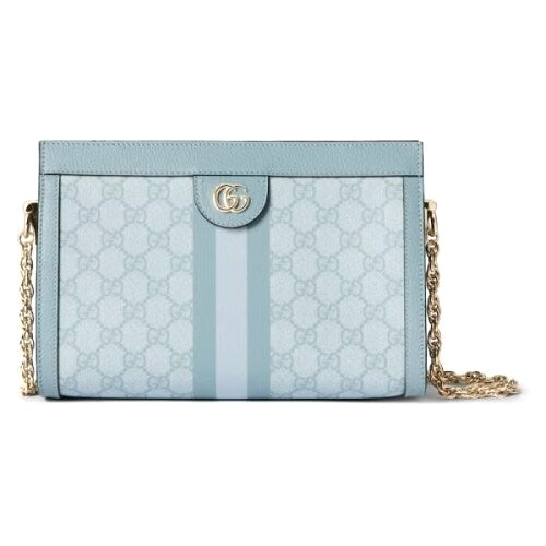 Gucci GG SUPREME OPHIDIA HOTSELL Blue Small Chain Shoulder Bag