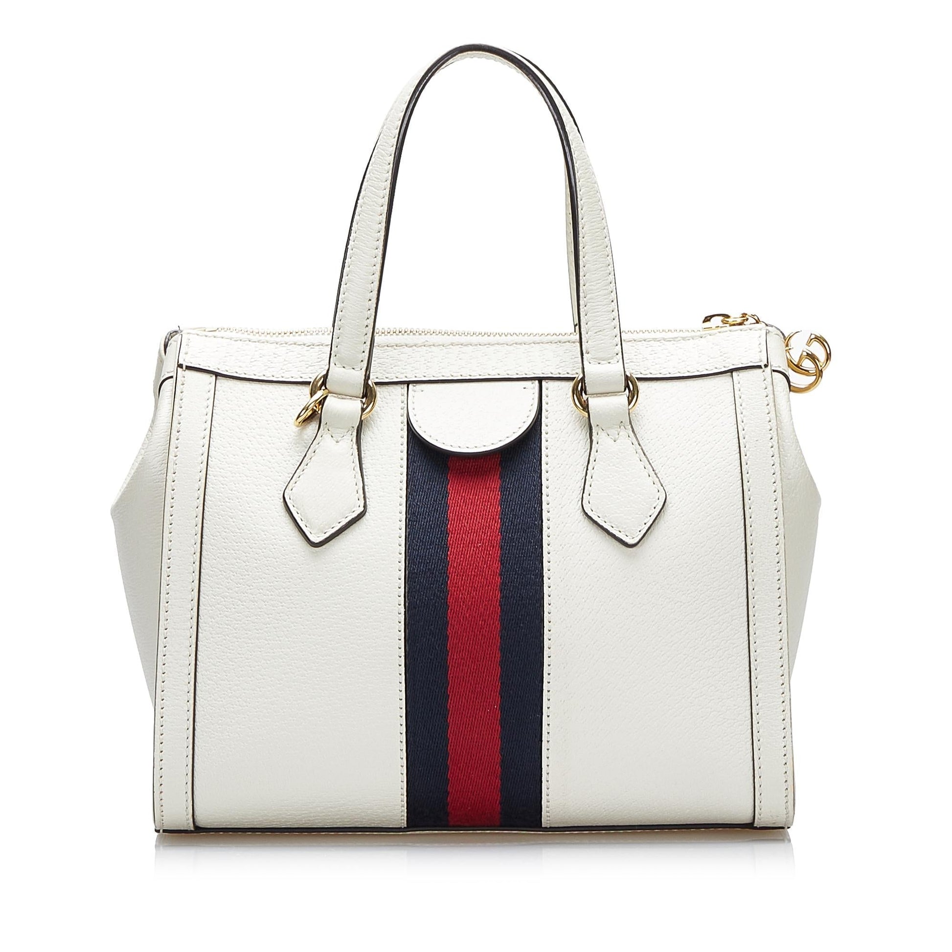 Gucci Ophidia SHG-yOxMG1 Leather Calf White Satchel Bag